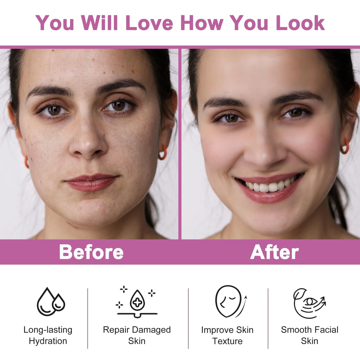 Korean Snail Mucin Skincare Set – 6 Pcs Anti-Aging, Hydrating & Repairing Glass Skin Kit for Dull, Dry Skin – Gift Set for Women & Teens