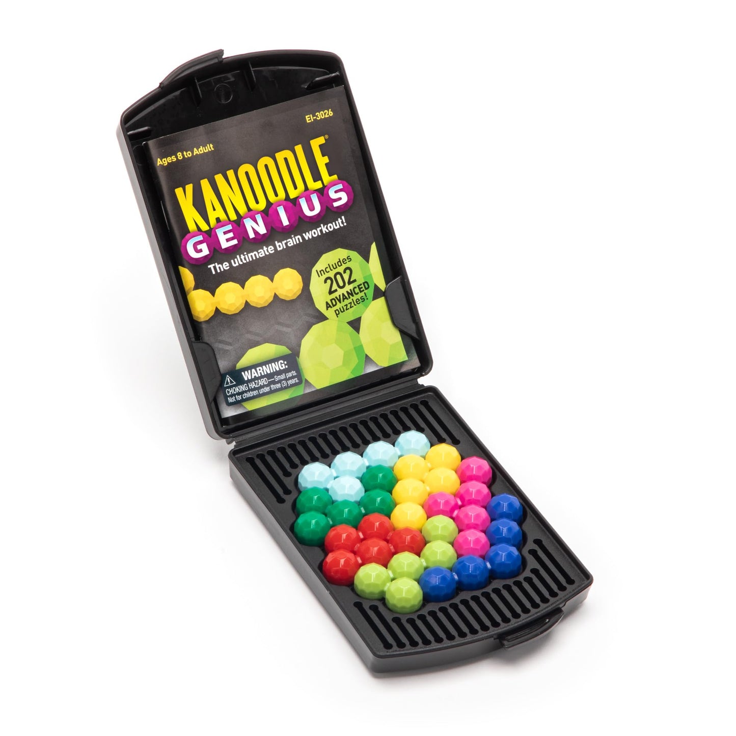 Educational Insights Kanoodle Genius – 3D Puzzle Brain Teaser Game with 200+ Challenges, Fun Gift & Easter Basket Stuffer for Kids Ages 8+