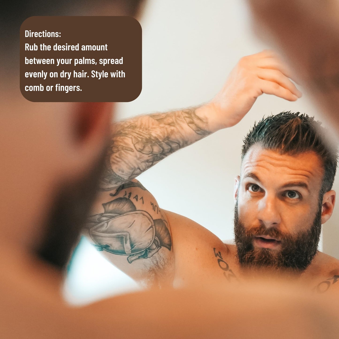 Johnny Slicks Formula 49 Clay Pomade – All Organic Hair Styling Clay for Men, Firm Hold & Matte Finish, Promotes Healthy Hair Growth, 2 oz Original