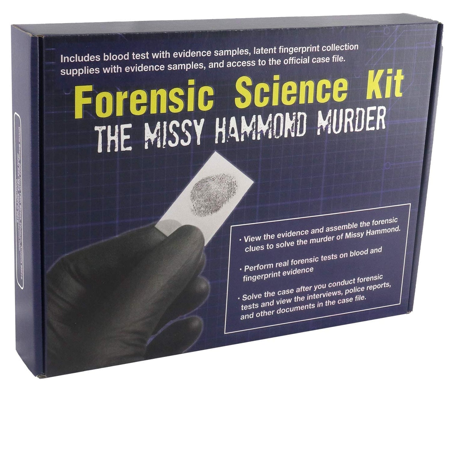 Crime Scene Forensic Science Kit: Solve The Missy Hammond Murder