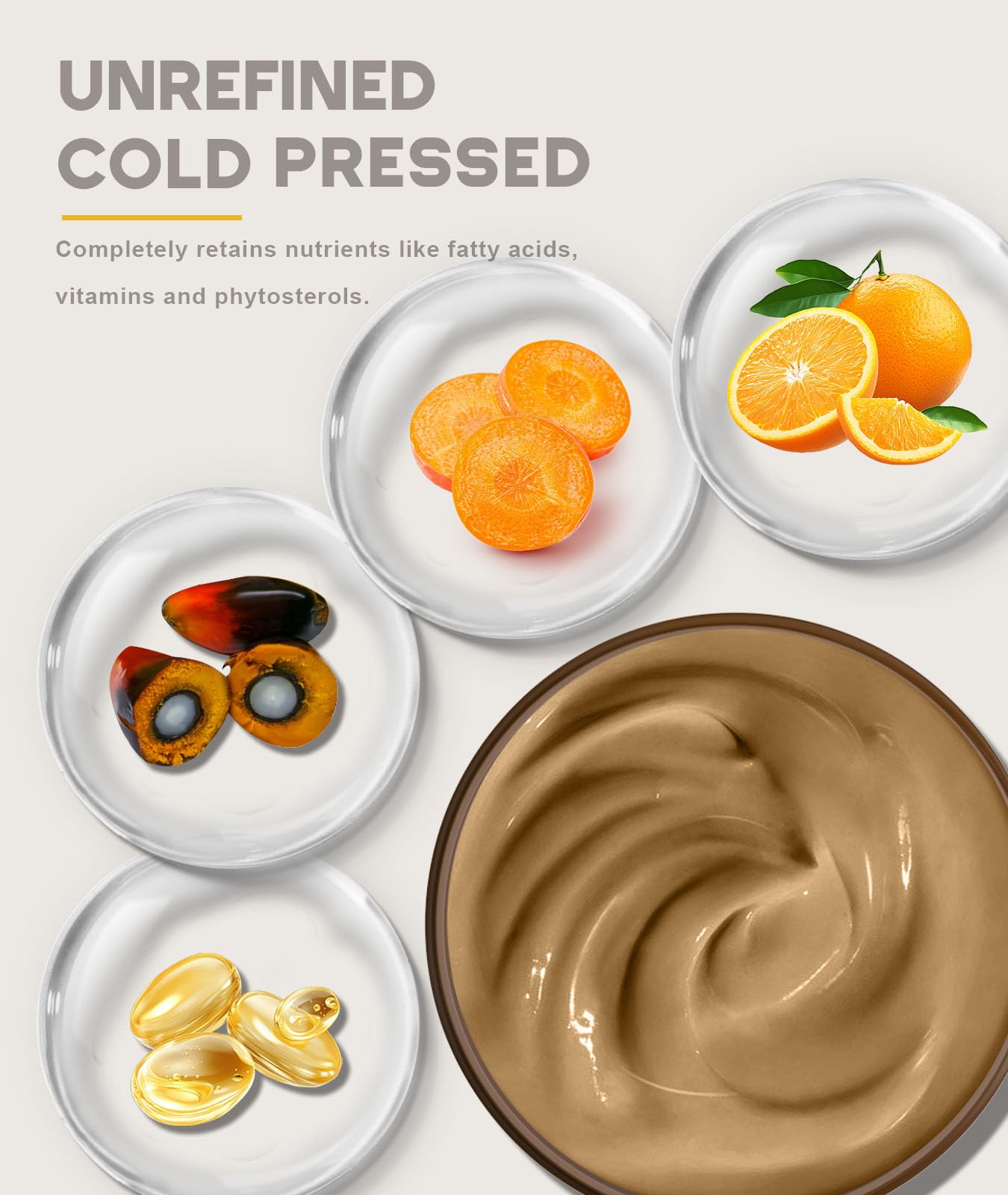 100% Pure Batana Oil for Hair Growth – Organic Raw Batana Paste from Honduras by Dr. Sebi, Prevents Hair Loss & Boosts Thickness, 4.05 Oz