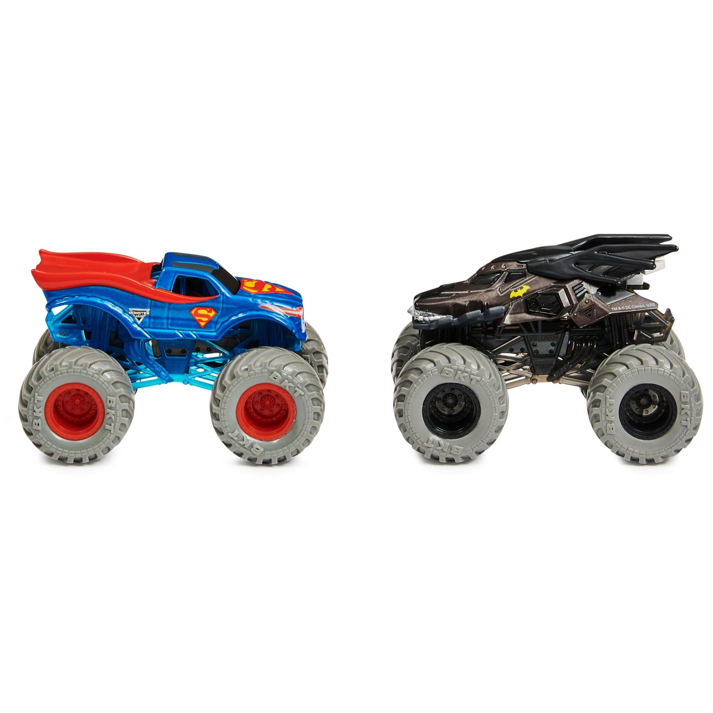 Monster Jam, Official Batman Vs. Superman Color-Changing Die-Cast Monster Trucks, 1:64 Scale