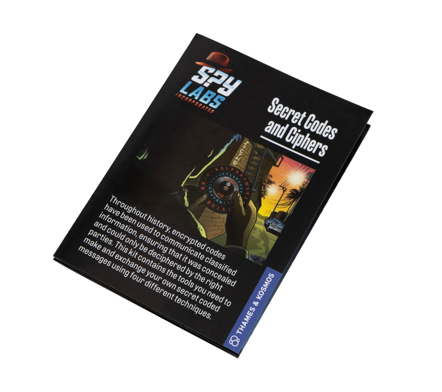 Thames & Kosmos Spy Labs: Secret Codes & Ciphers Kit – Learn to Create & Exchange Coded Messages | Detective Gear for Young Investigators