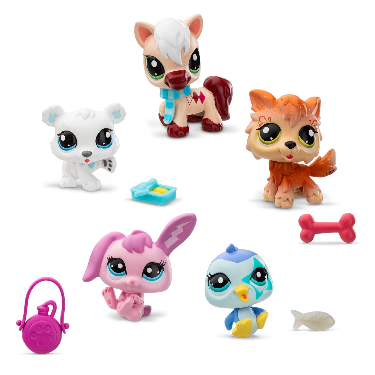 Littlest Pet Shop Winter Besties Collector Set – LPS Gen 7 Mystery Figures, Surprise Collectible Toy for Kids, Girls & Boys 4+