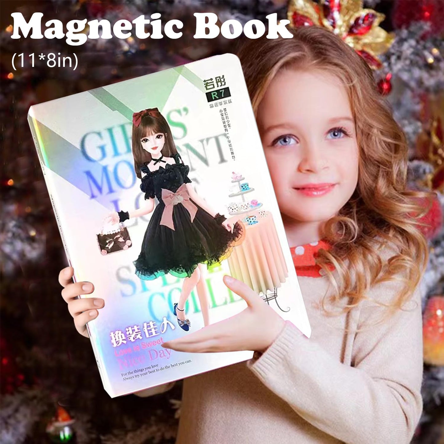 Daniel Axel Magnetic Collecting Book for Girls 3+ – Toddler Toy, Magnetic Fun, Includes Book Only, Paper Doll Not Included