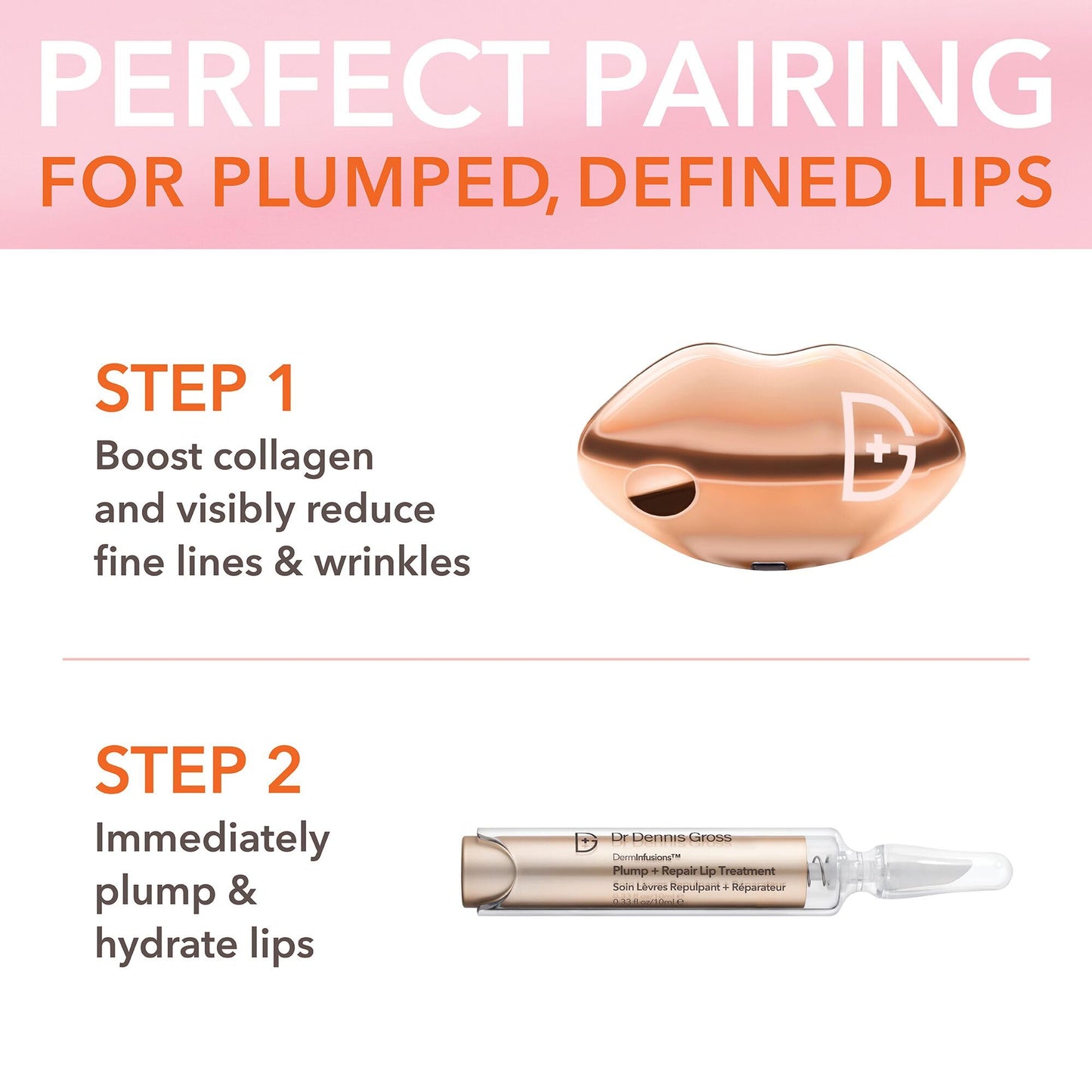 Dr Dennis Gross DermInfusions Plump + Repair Lip Treatment | Visibly Plumps & Defines Lips While Repairing The Moisture Barrier | 4ml