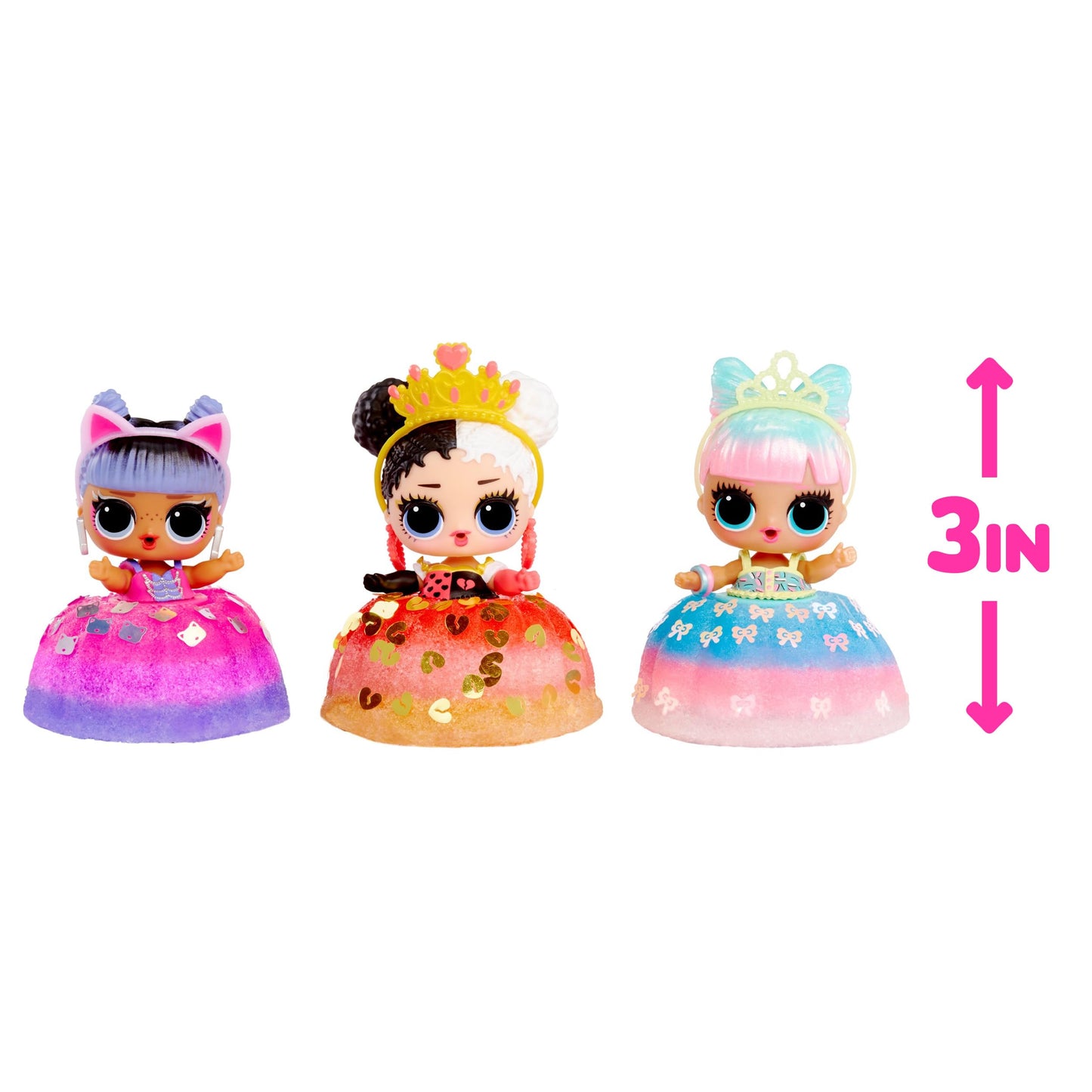 LOL Surprise Mix & Make Birthday Cake Tots Doll – DIY Cake Dress, Decorating Kit with Glitter Sprinkles, Collectible Toy for Girls 3+