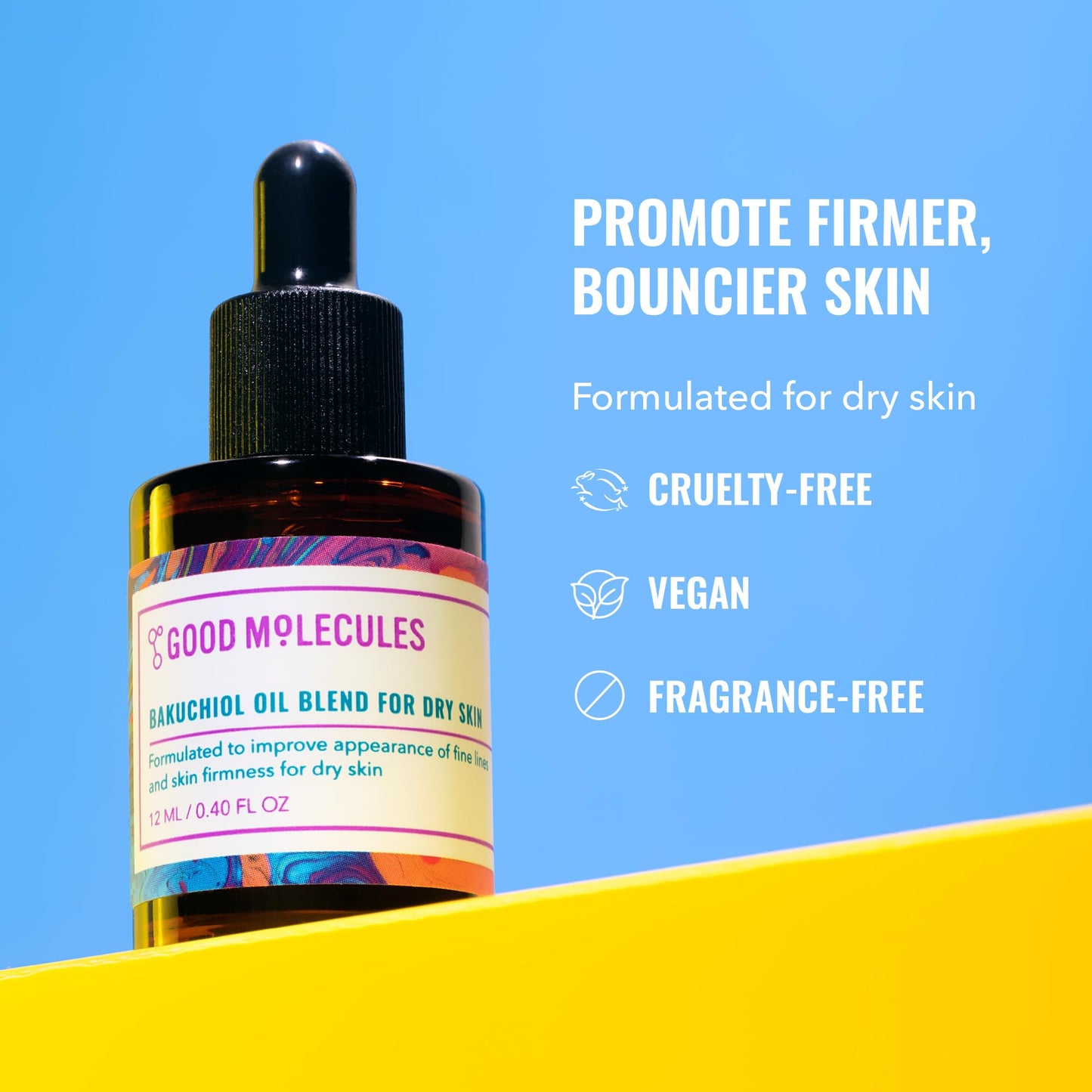 Good Molecules Bakuchiol Face Oil for Dry Skin – Ultra Hydrating with Rosehip, Boosts Collagen, Natural Moisturizing Oil