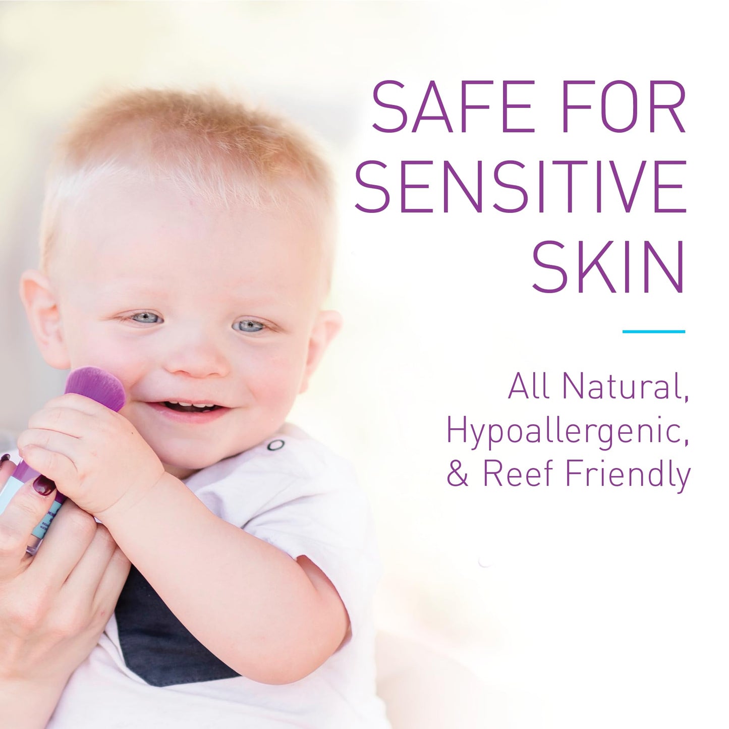 BOB KIDS SPF 30 Brush-On Mineral Sunscreen for Kids & Babies – Broad Spectrum, Water Resistant 80 Min, Fragrance-Free, Made in USA