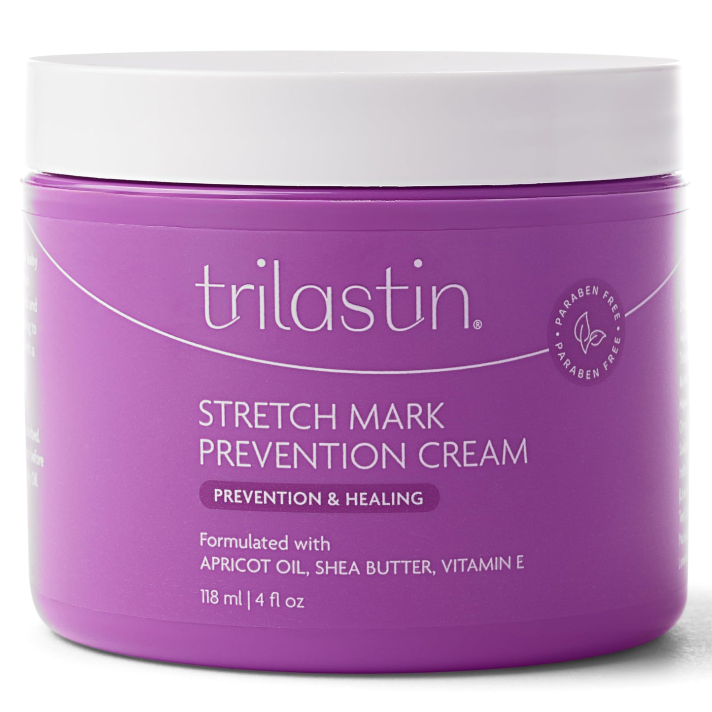 TriLASTIN Stretch Mark Cream for Pregnancy, 4 fl oz – Citrus Scent, Pregnancy Belly & Stretch Mark Prevention, Paraben-Free
