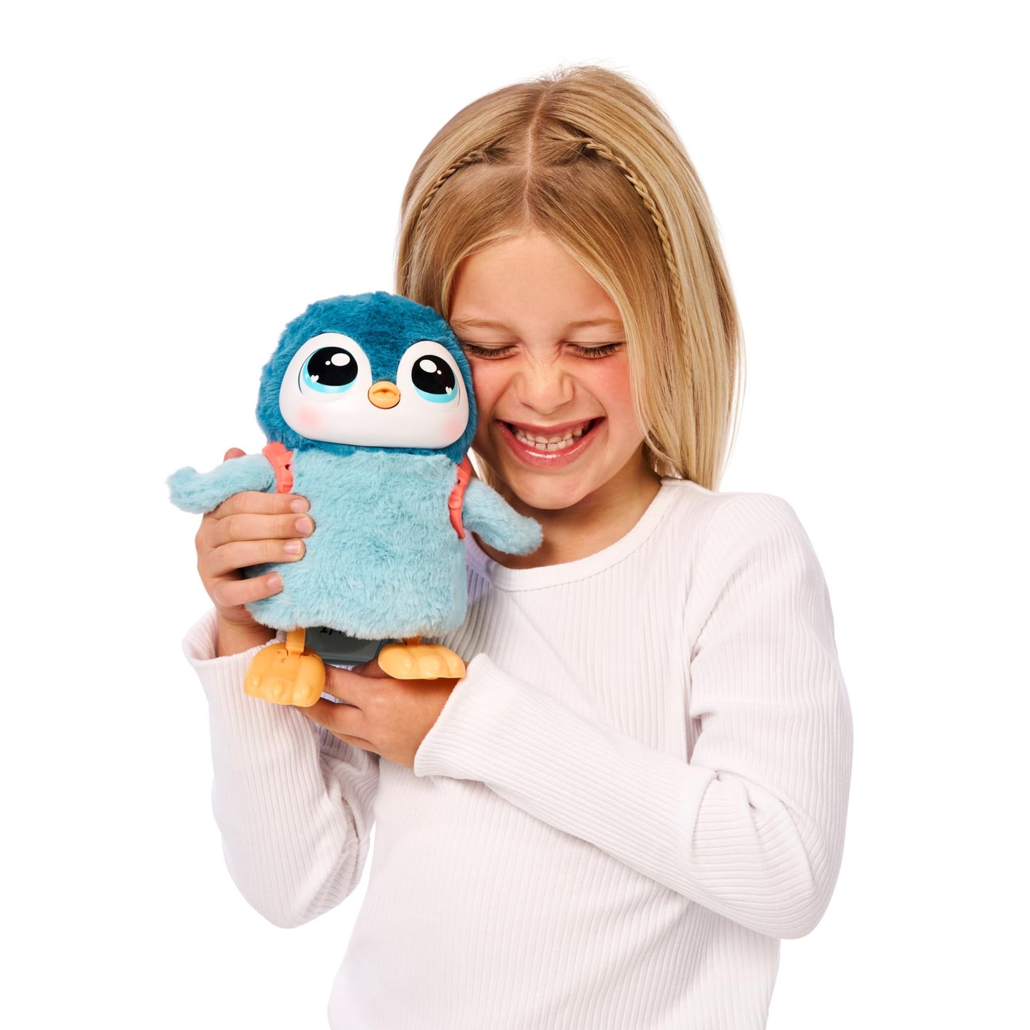 Little Live Pets Walking Penguin My Pet Waddles, Interactive Plush Penguin with 25+ Sounds and Detachable Leash, Toy Penguins for Kids of Ages 5+