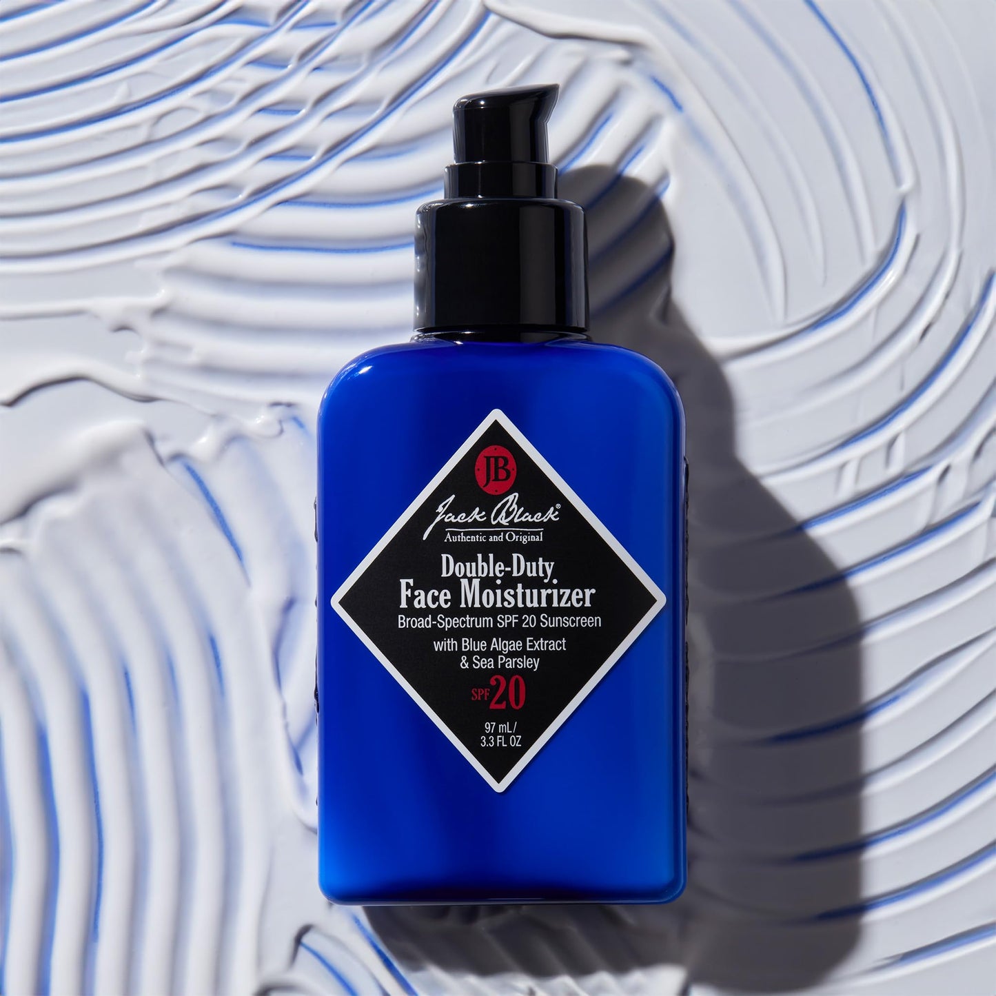 Jack Black Double-Duty Face Moisturizer SPF 20 – Lightweight, Hydrating, Long-Lasting Men’s Facial Moisturizer 8.5 fl. oz