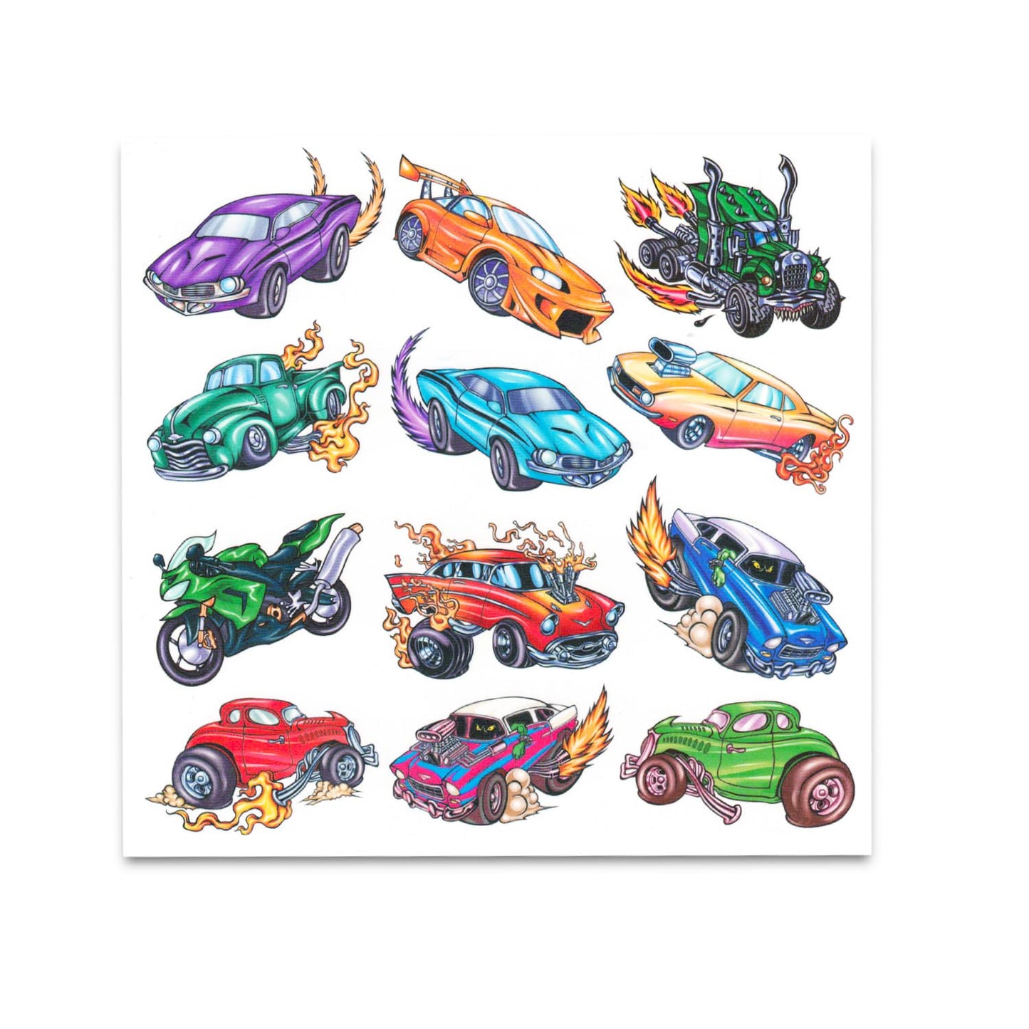 Rocket League RC Toy Cars Set for Kids - 3 Vehicles: Dominus, Takumi & Breakout with Tattoos | Boys Remote Control Playset