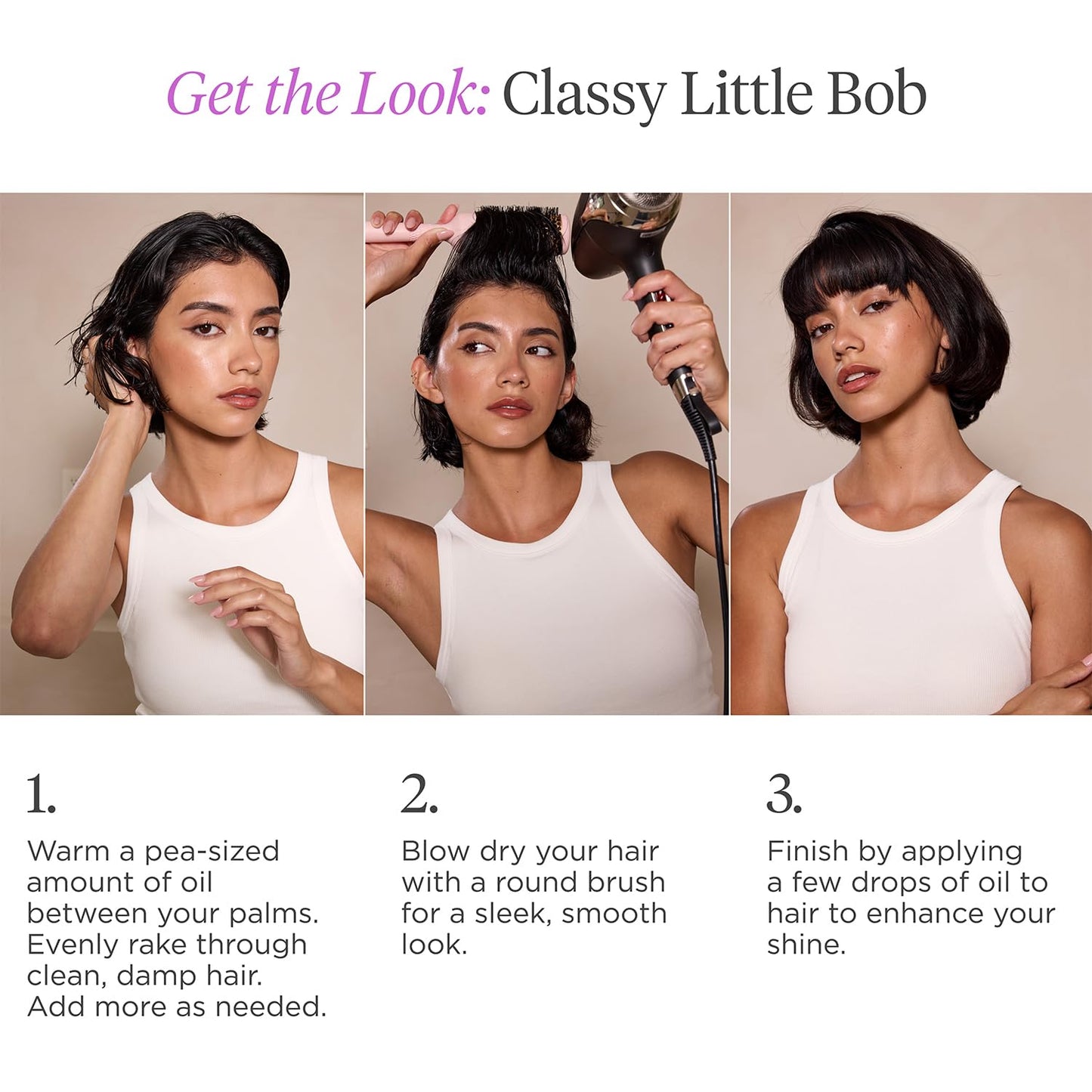 Briogeo Style + Treat Yuzu & Plum Supreme Shine Oil – Silicone-Free, Vegan Hair Oil for Curly & Coily Hair – Adds Shine, Moisture & Strength, 3 fl oz