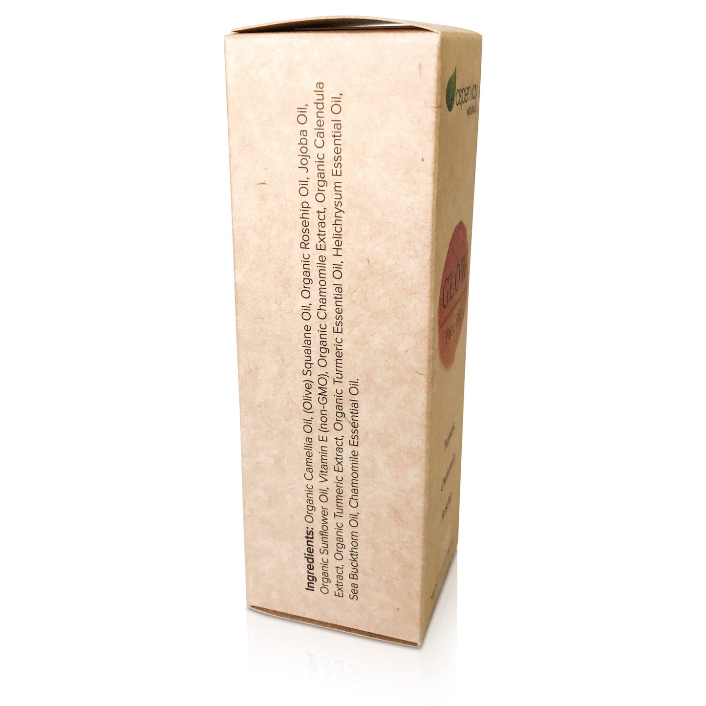 Glow - Turmeric & Rosehip Face Oil, Natural & Organic Face Moisturizer with Turmeric, Camellia, Sea Buckthorn and Chamomile - Facial Serum - 2 oz