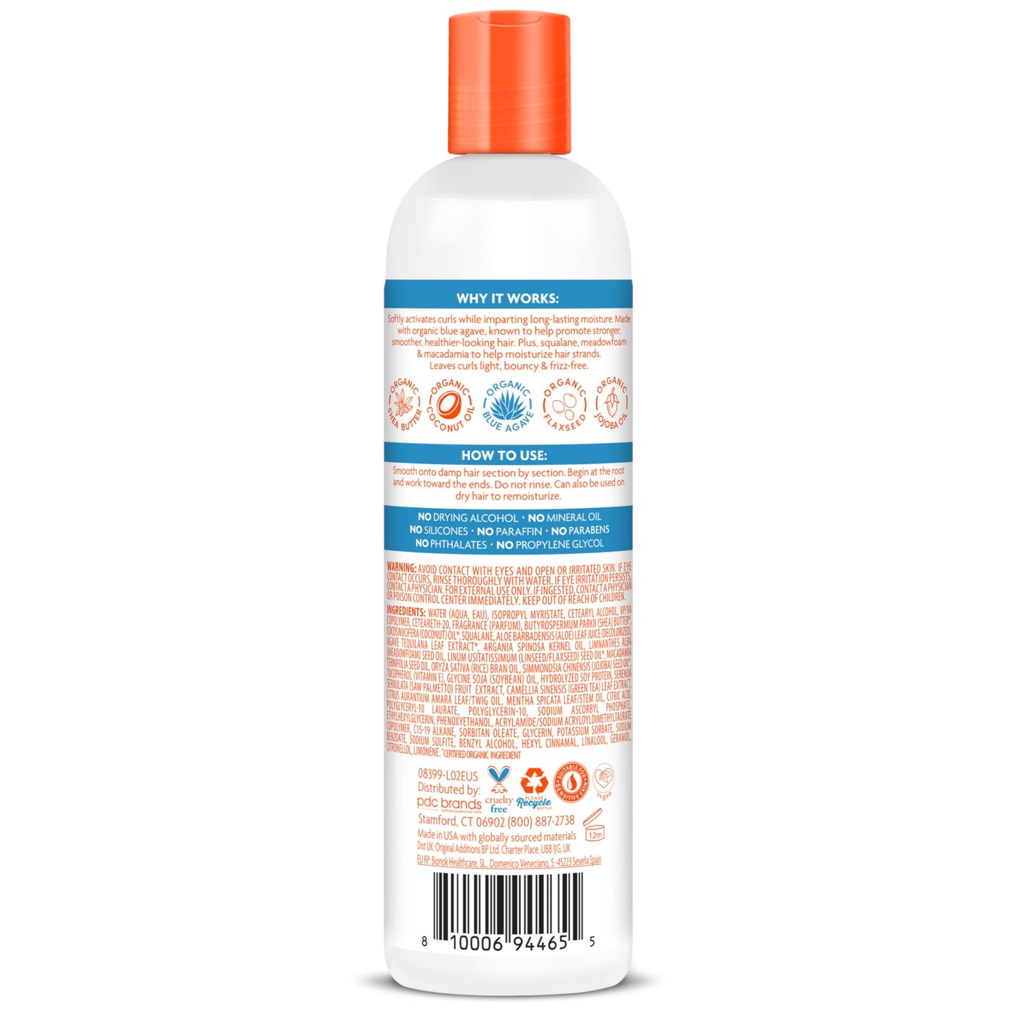 Cantu Weightless Smooth + Curl Cream, 10 fl oz