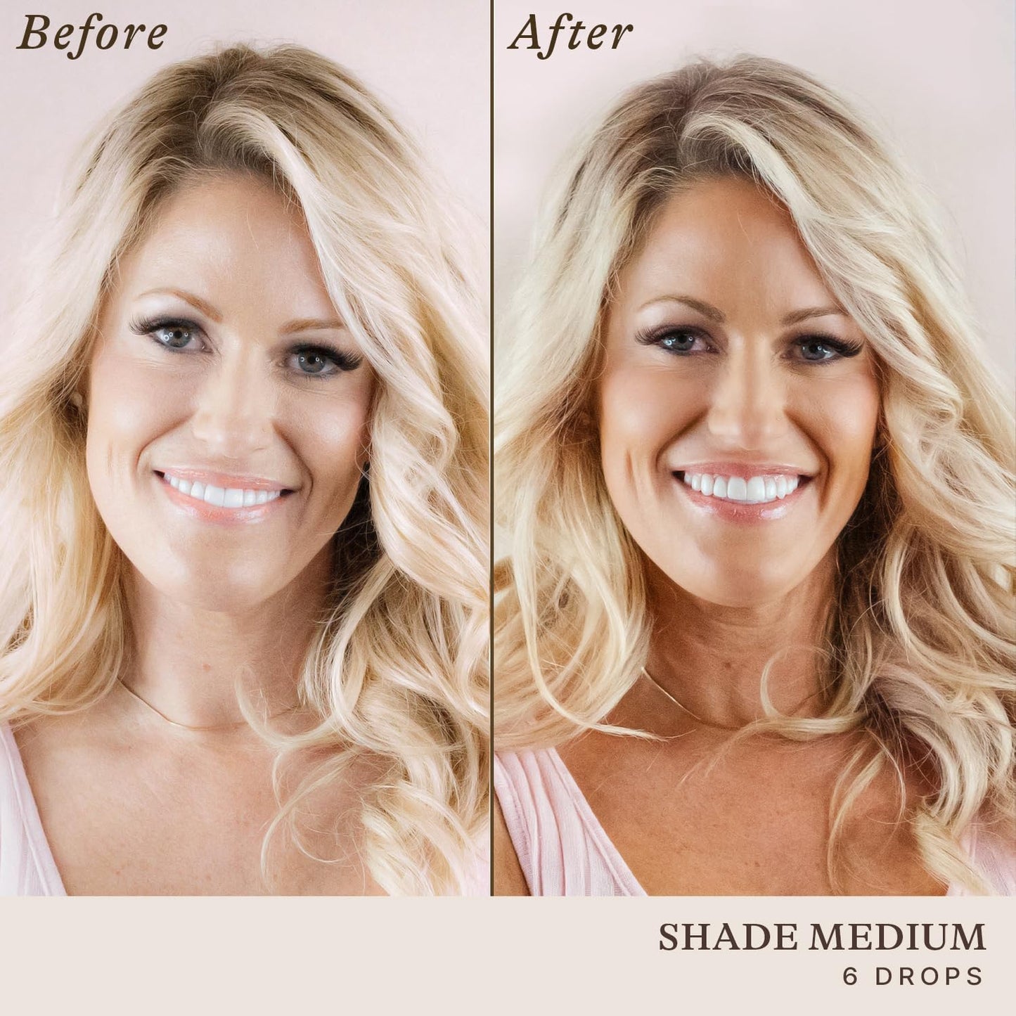 Self Tanning Drops for Face & Body โ Medium Shade, Natural & Organic Ingredients, Moisturizing Bronzing Tanner, USA Made, Toxin-Free Fake Tan