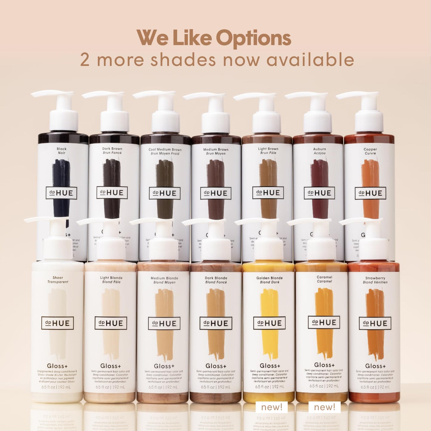 dpHUE Gloss+ Dark Blonde 6.5 oz | Semi-Permanent Hair Color & Deep Conditioner | Lasts Up to 8 Washes | Vegan, Paraben & Sulfate Free