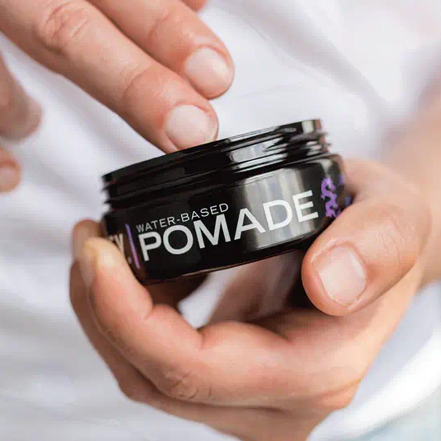 Billy Jealousy Lunatic Fringe Water-Based Pomade for Men – Strong Hold, High Shine, Vegan & Water Soluble Hair Styling Product, 3 oz