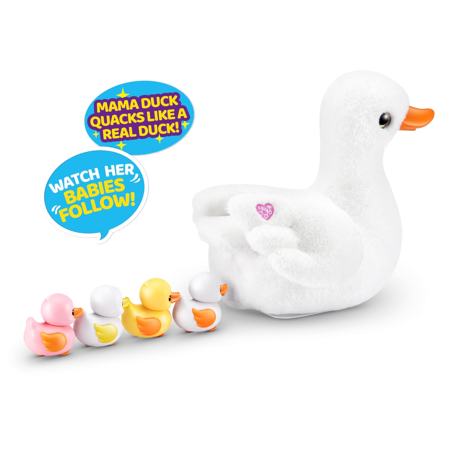Pets Alive Mama & Baby Surprise, Mama Duck, Electronic Pet Toy