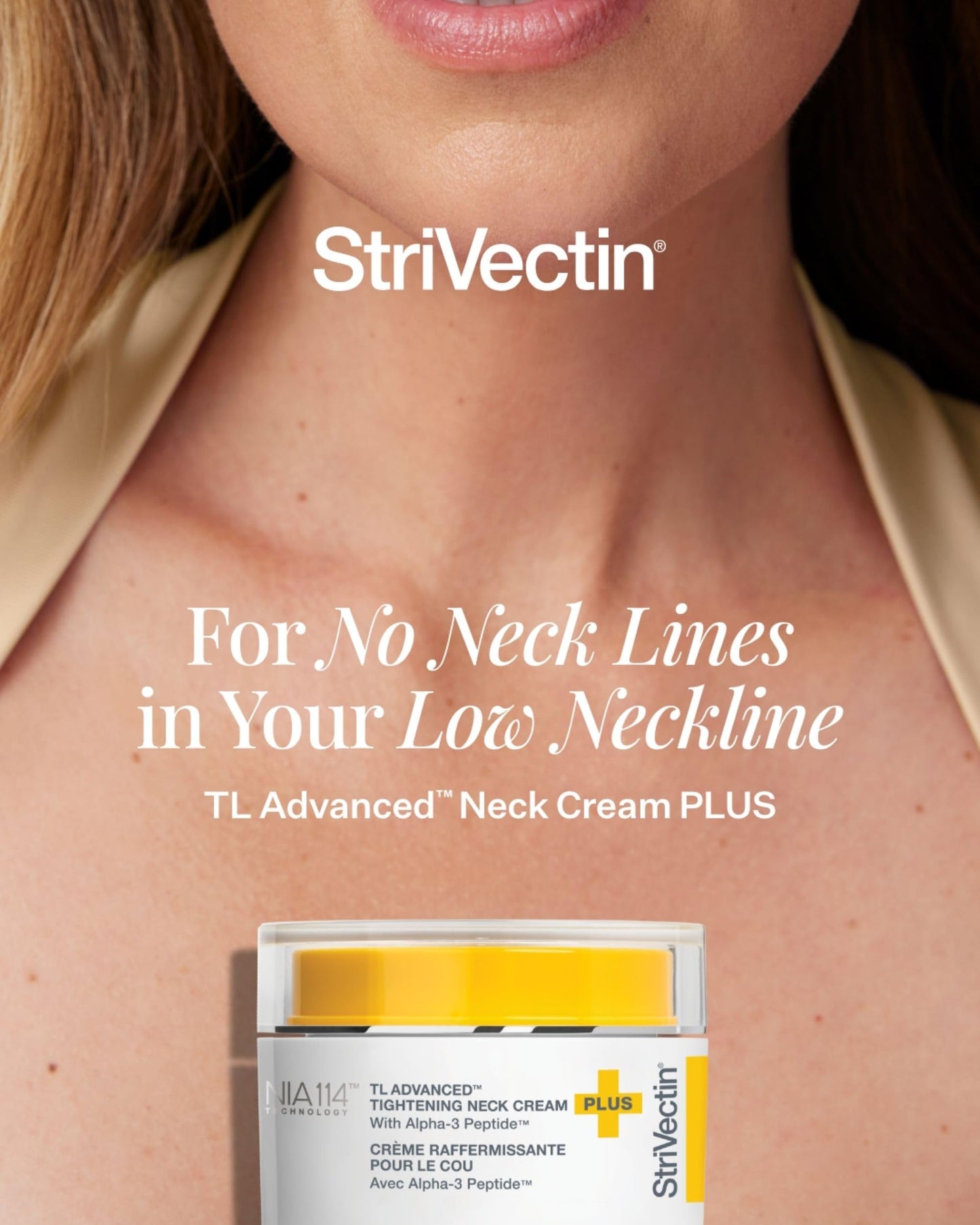 StriVectin TL Advanced Neck Cream PLUS, 1 oz – Tightens, Lifts & Smooths Neck & Décolleté, Reduces Sagging, Wrinkles & Crepey Skin