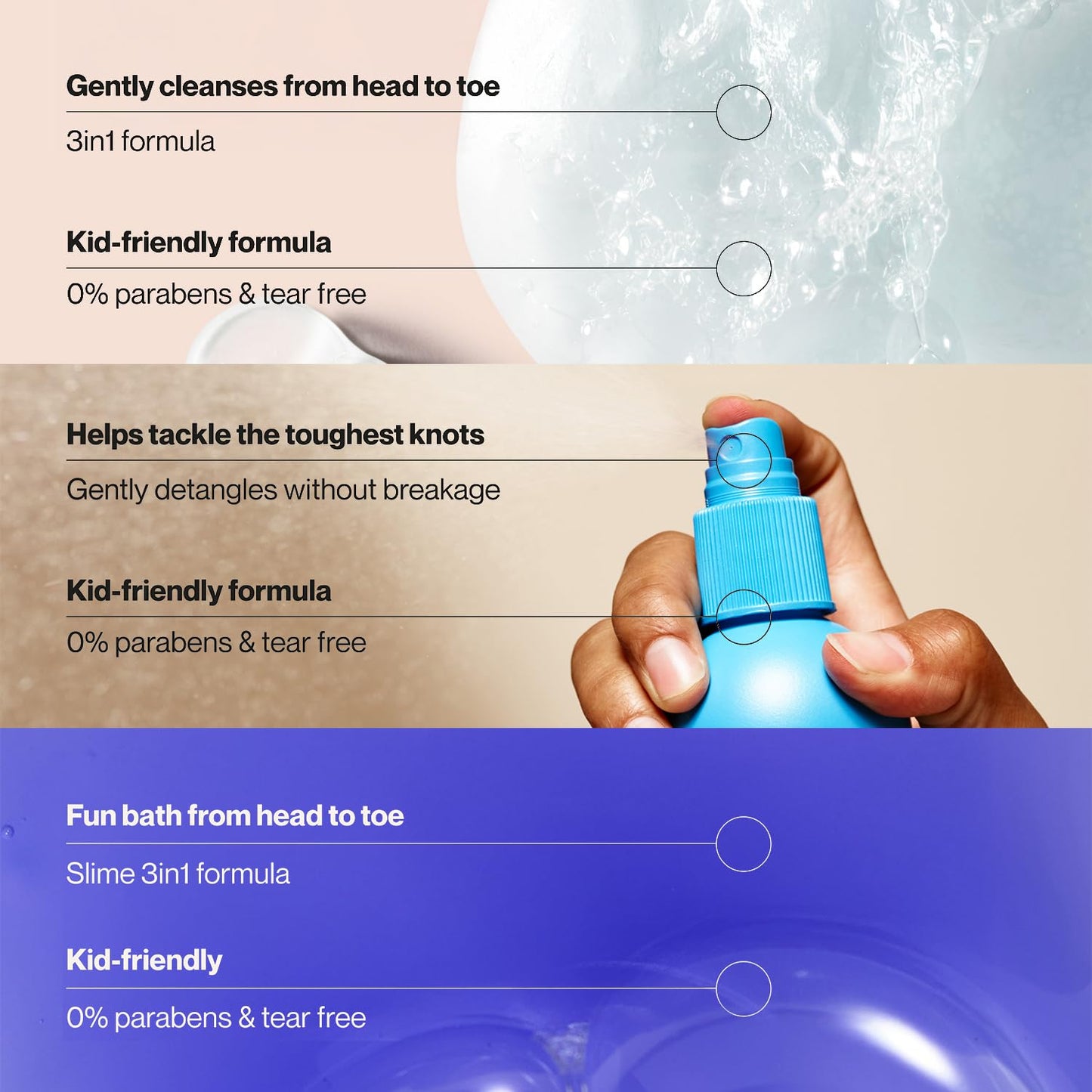 Suave Kids Minions 3-in-1 Hair & Body Wash Bundle – Coco-Craze Slime & Fun Fresh Shampoo, Conditioner, Body Wash + Detangler Spray, 3 Pc Set, 28 Oz Ea