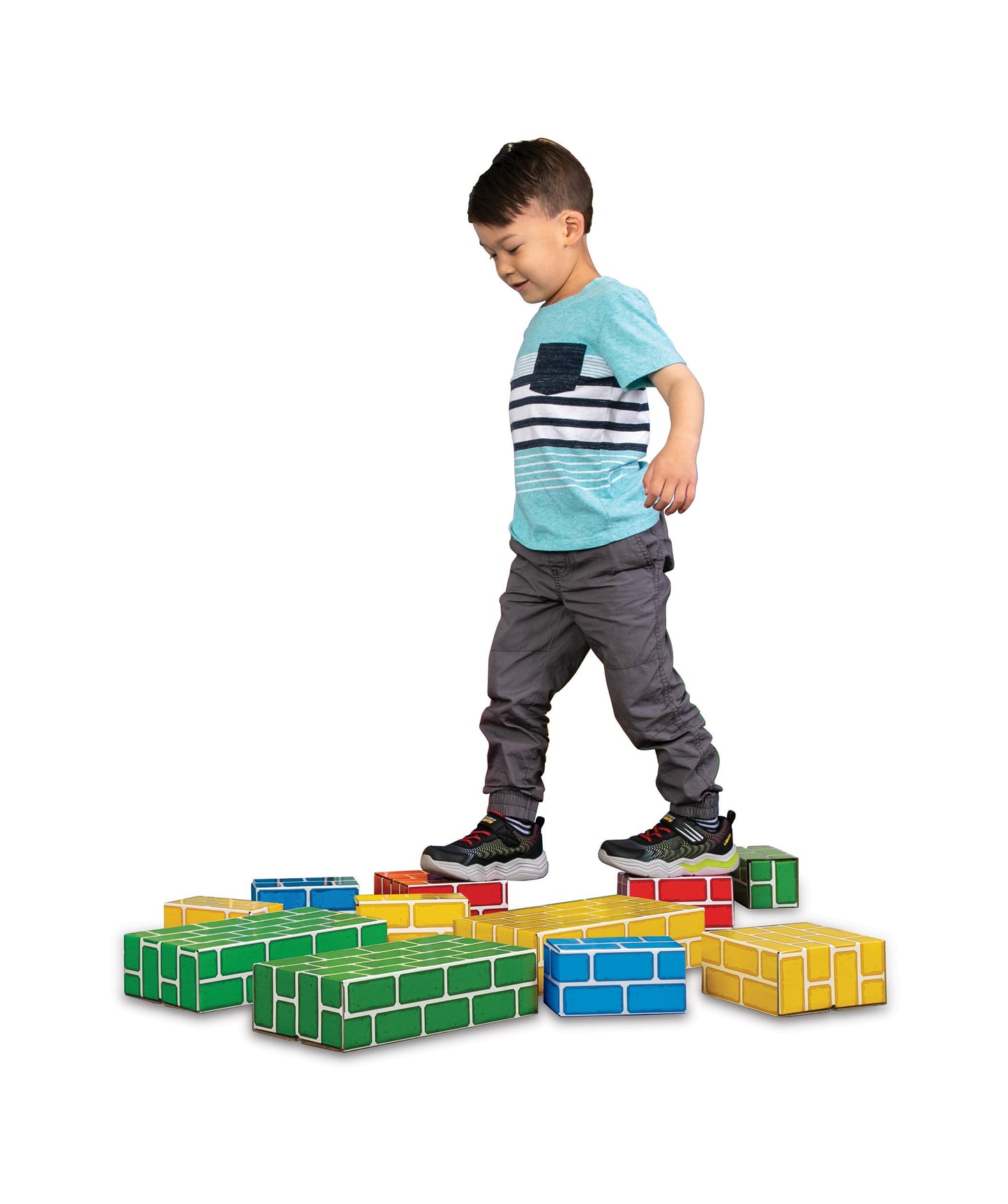 Teacher Created Resources Easy-Stack Cardboard Blocks 24 Piece Set (TCR11531)