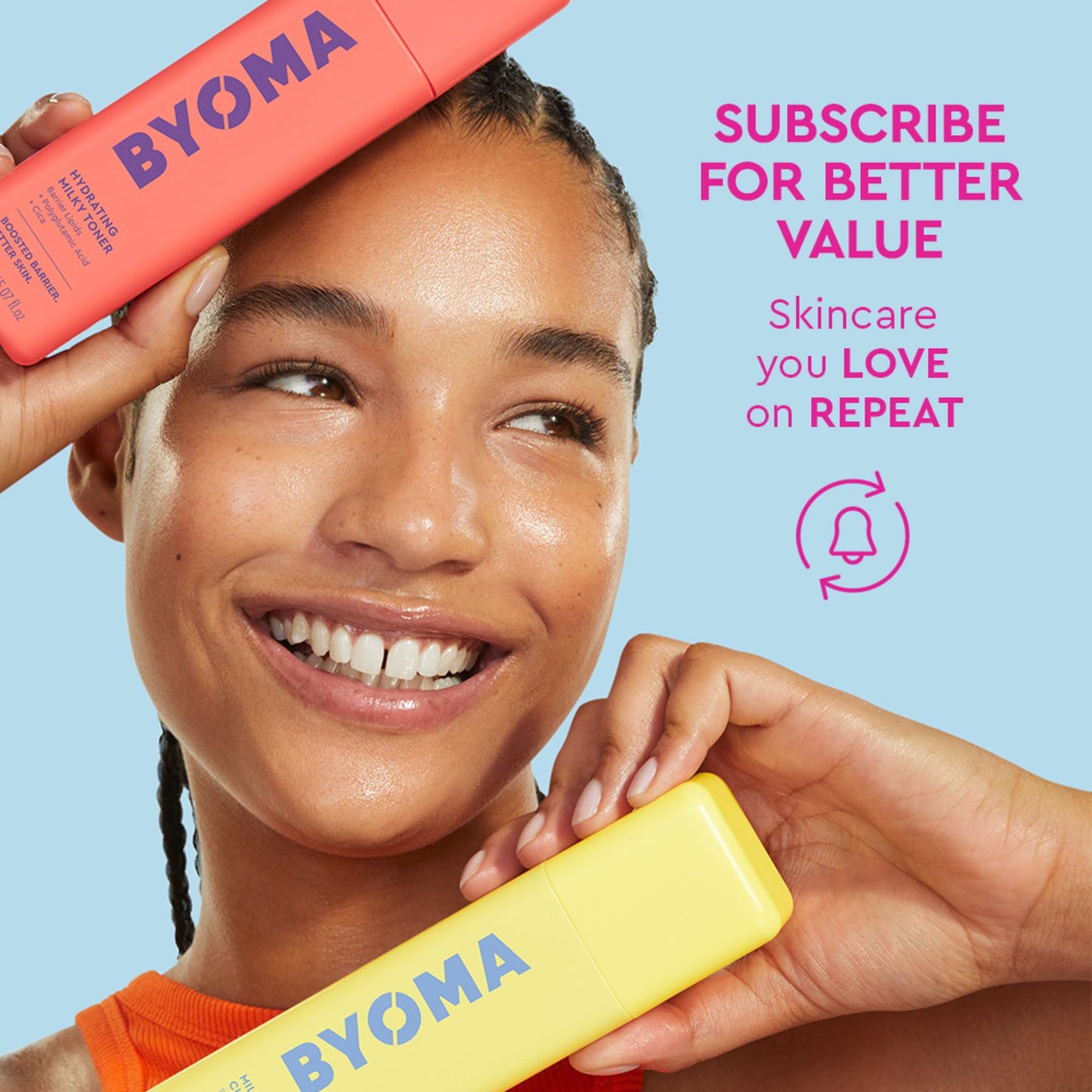 BYOMA Balancing Face Mist – pH-Balanced, Alcohol-Free Toner with Ceramides, Probiotics & Allantoin to Soothe, Refresh & Hydrate, 3.38 fl. oz