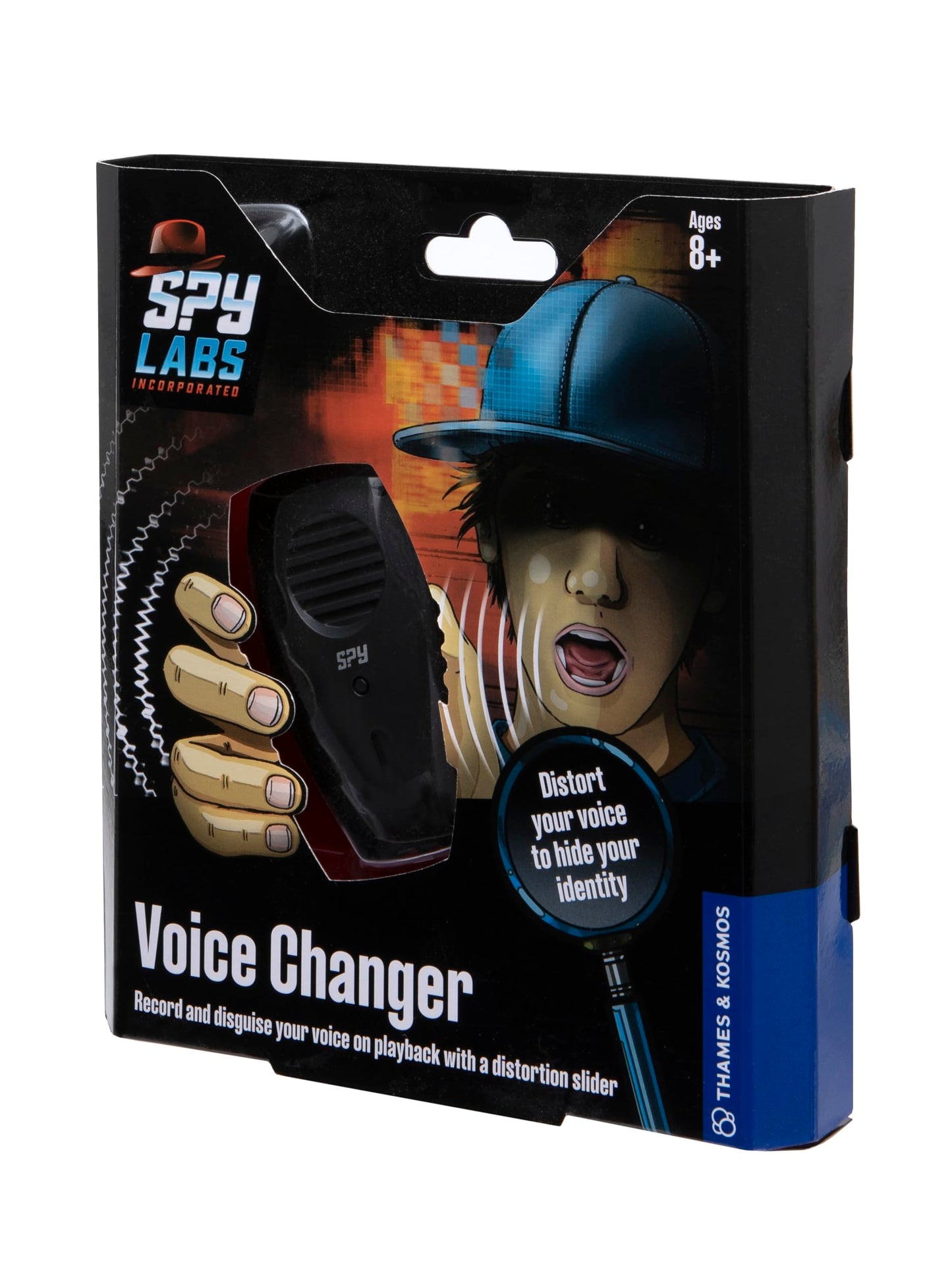 Thames & Kosmos Spy Labs Voice Changer – Voice-Distorting Gadget for Young Detectives with Adjustable Distortion Slider