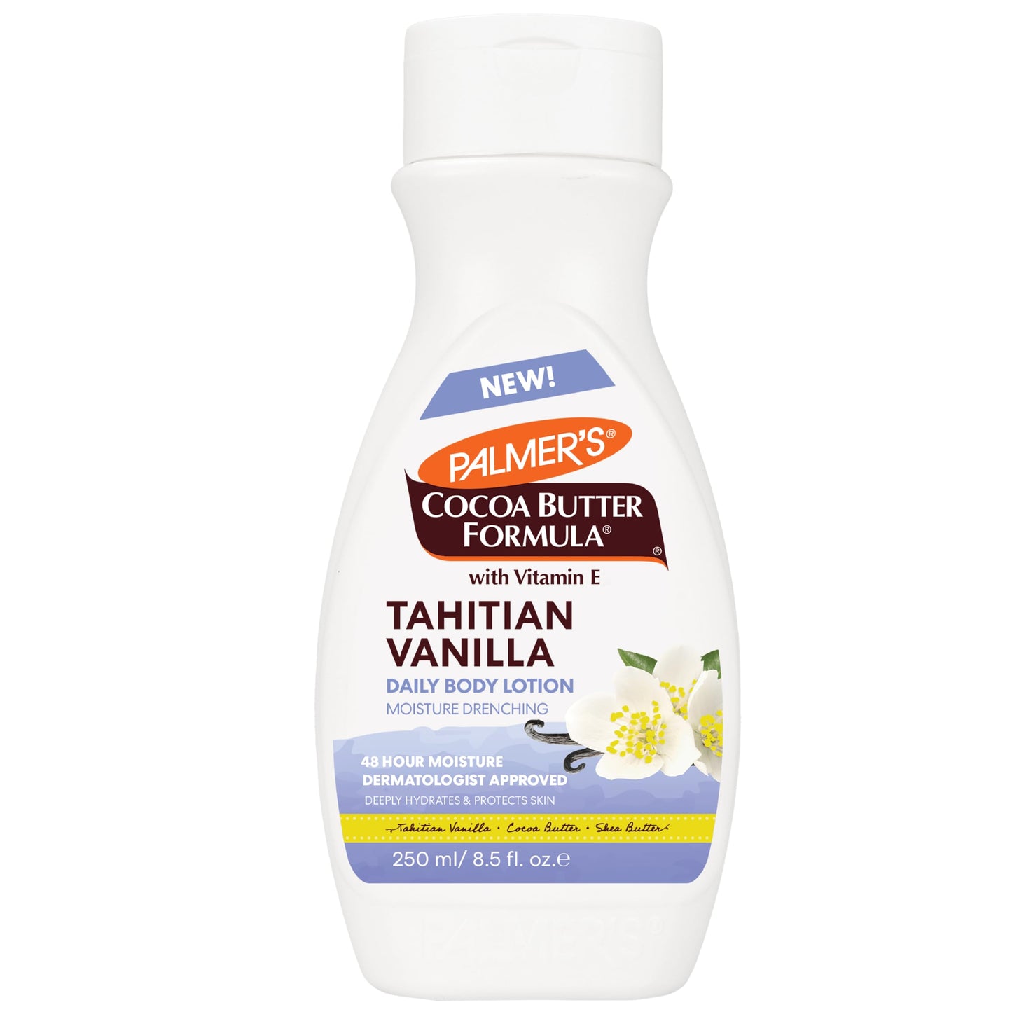 Palmer's Cocoa Butter Tahitian Vanilla Body Lotion, 8.5oz – Daily Moisturizer with Shea Butter & Vitamin E for 48-Hour Hydration