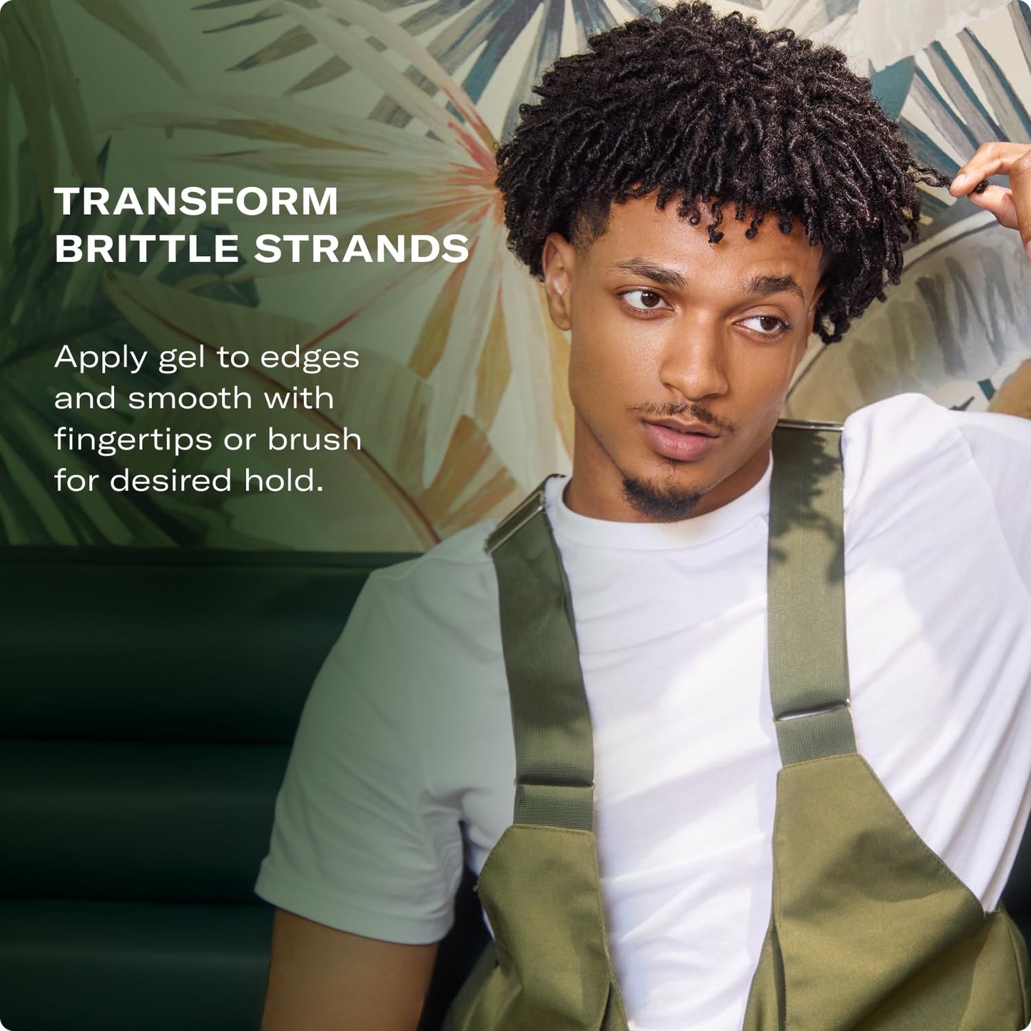 Mielle Organics Rosemary Mint Edge Control Gel – Strong Hold Hair Gel with Biotin, Coconut & Babassu Oil for Healthy, Long-Lasting Edges, 2 Fl Oz