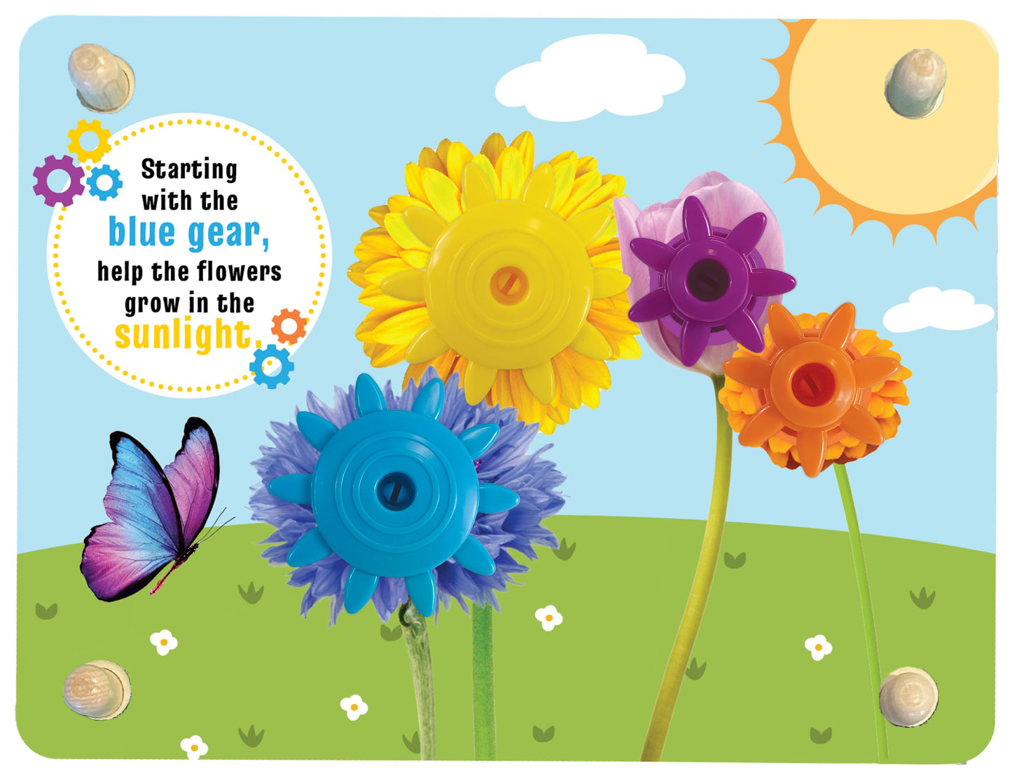 Julian & Luca Brilliant Baby Gear Game | Interactive Wooden Toy for Toddler | Educational & Fun Early Childhood Development Game