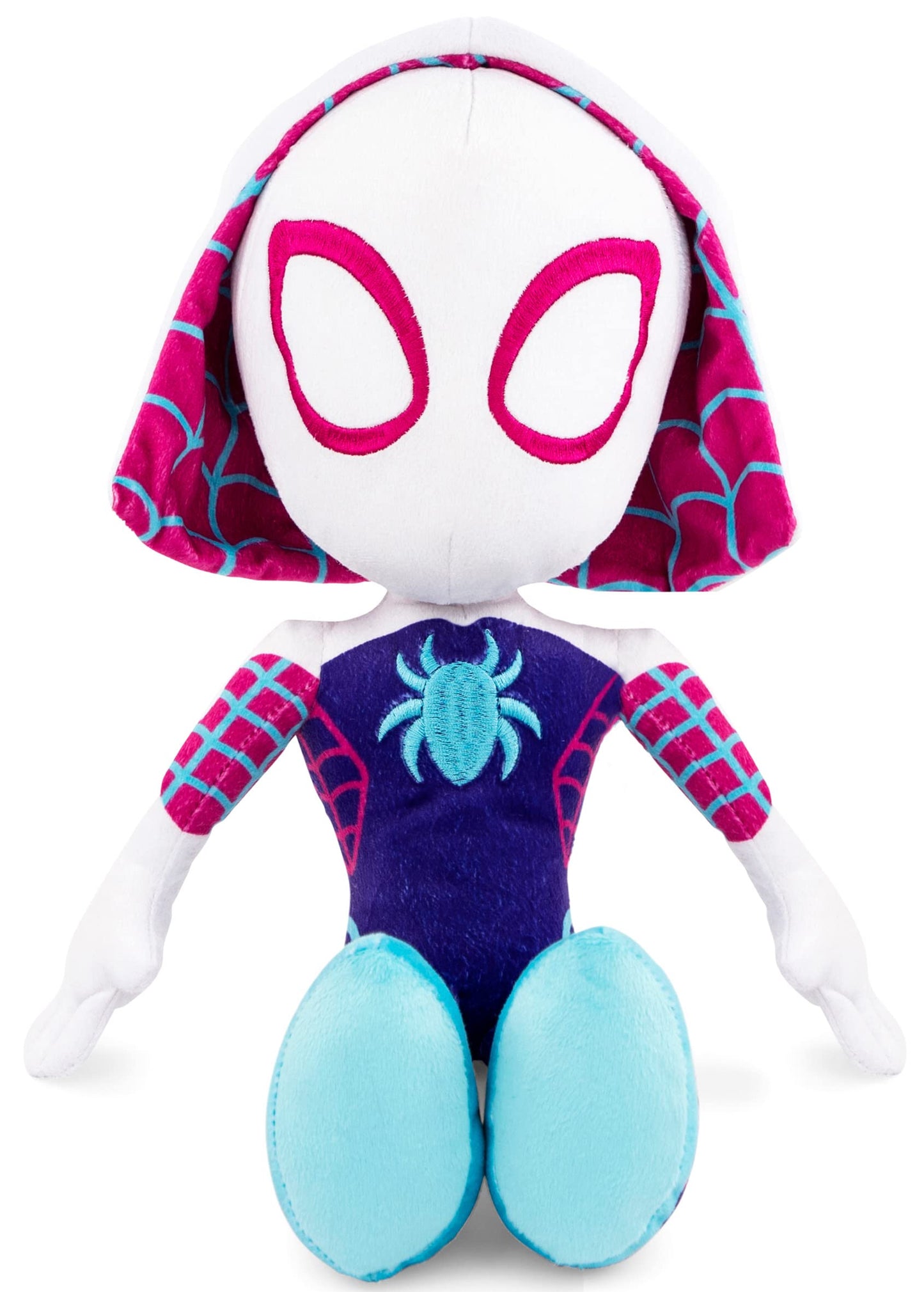 Jay Franco Marvel Spidey & Friends Gwen Ghost-Spider Pillow Buddy – Soft Microfiber Plush, 18” (Official Marvel Product)