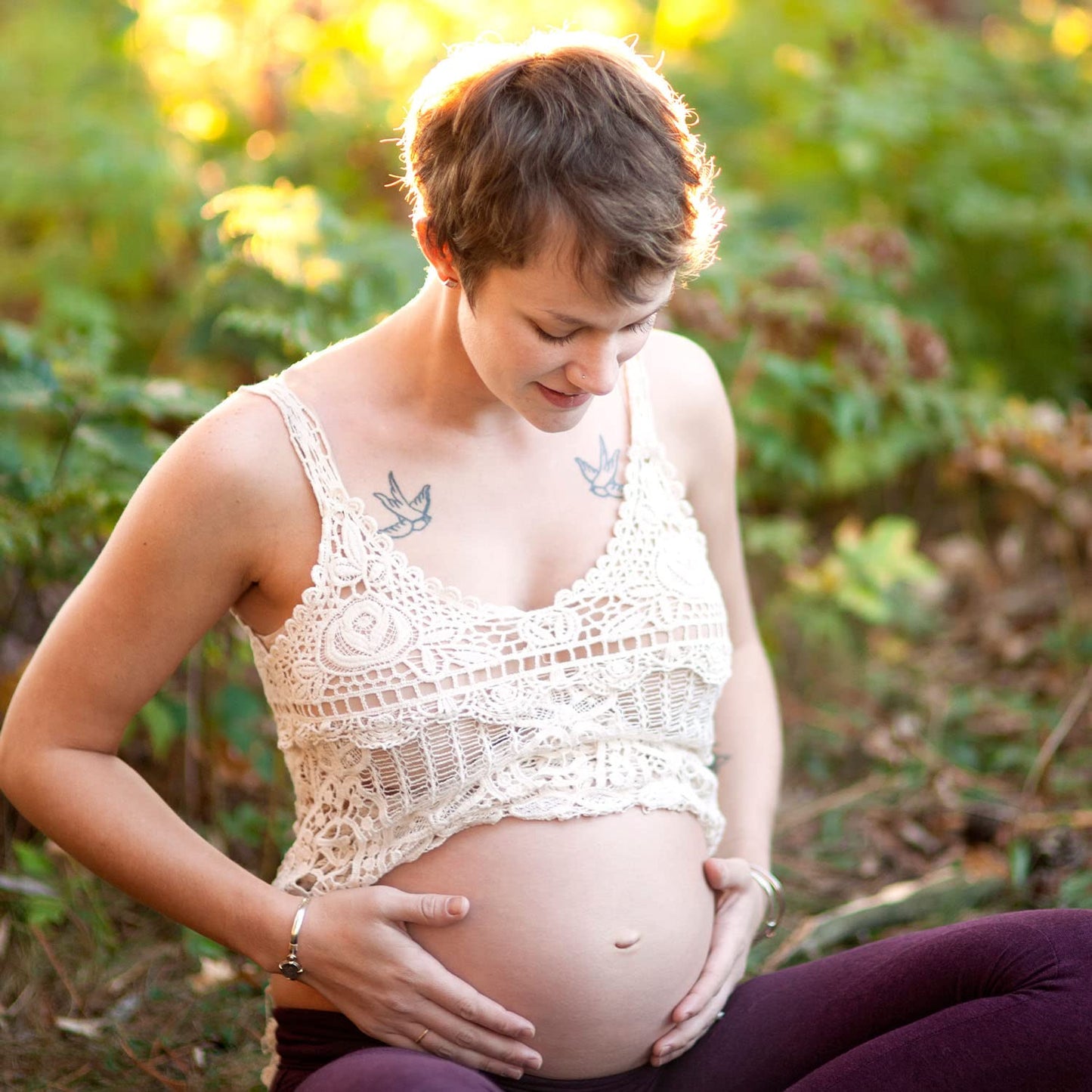 Badger Belly Butter – Organic Stretch Mark Cream for Pregnancy, Rich Cocoa & Coconut Body Butter, Hypoallergenic Moisturizer, 2 oz