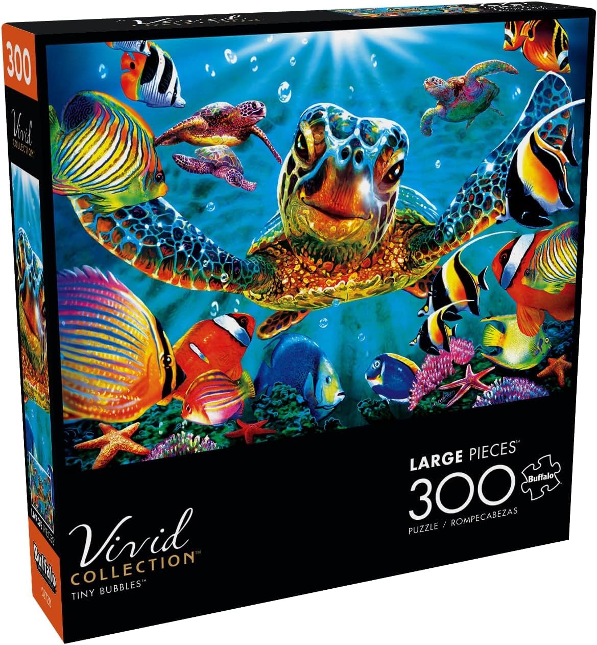 Buffalo Games Steve Sundram Tiny Bubbles 300-Piece Jigsaw Puzzle – Challenging Puzzle for Adults, Fun Game Night Activity, 21.25" x 15"