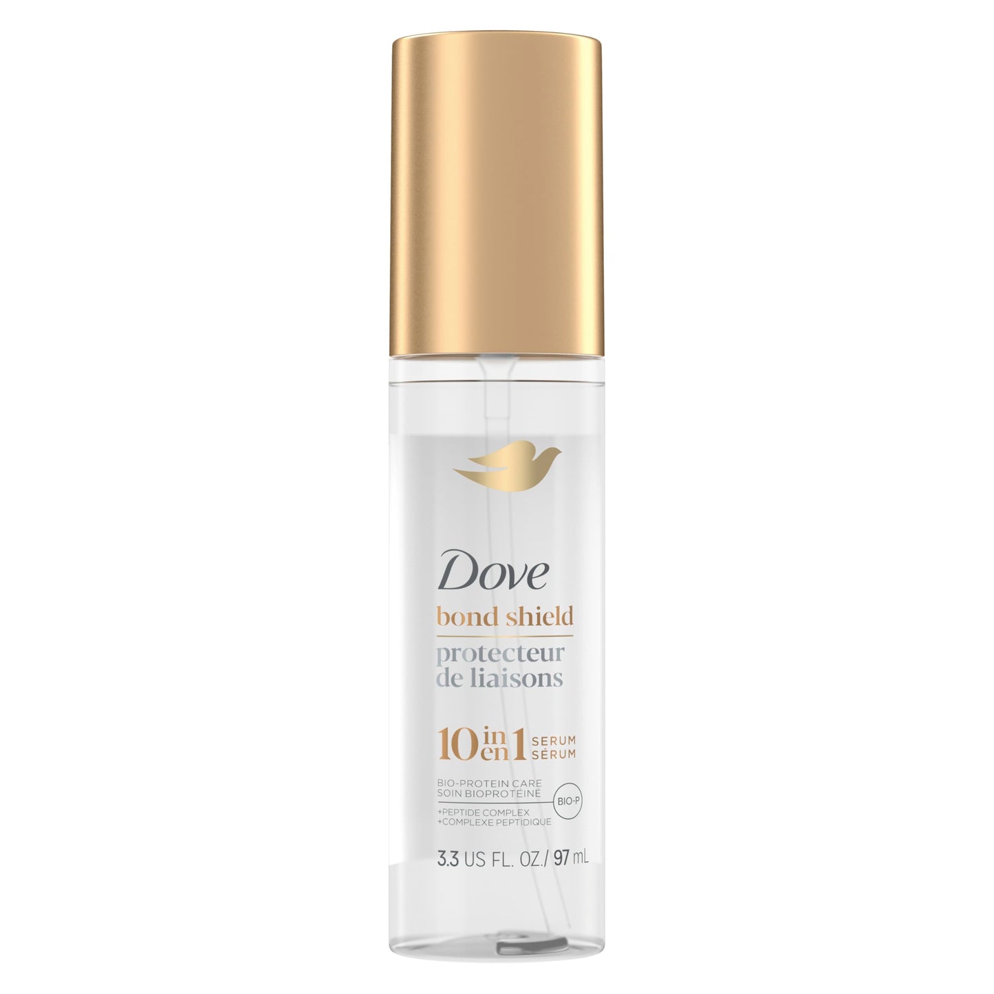 Dove Serum Bond Strength for Chemically Damaged Hair with Bio-Protein Care Technology and Peptide Complex 3.3 Fl Oz