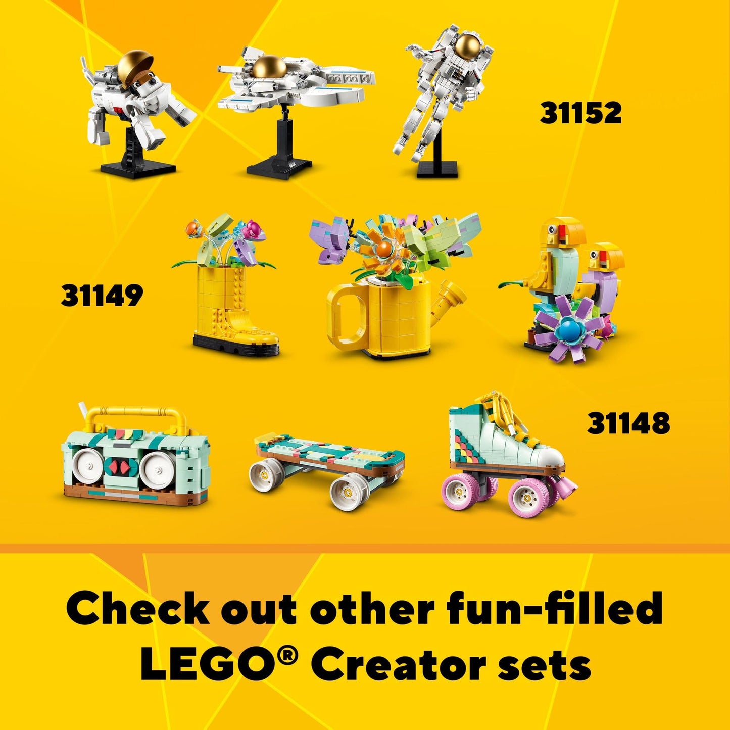 LEGO Creator 3-in-1 Retro Camera Toy - Transform into Video Camera or TV Set, Creative Photography Gift for Kids 8+, Set 31147