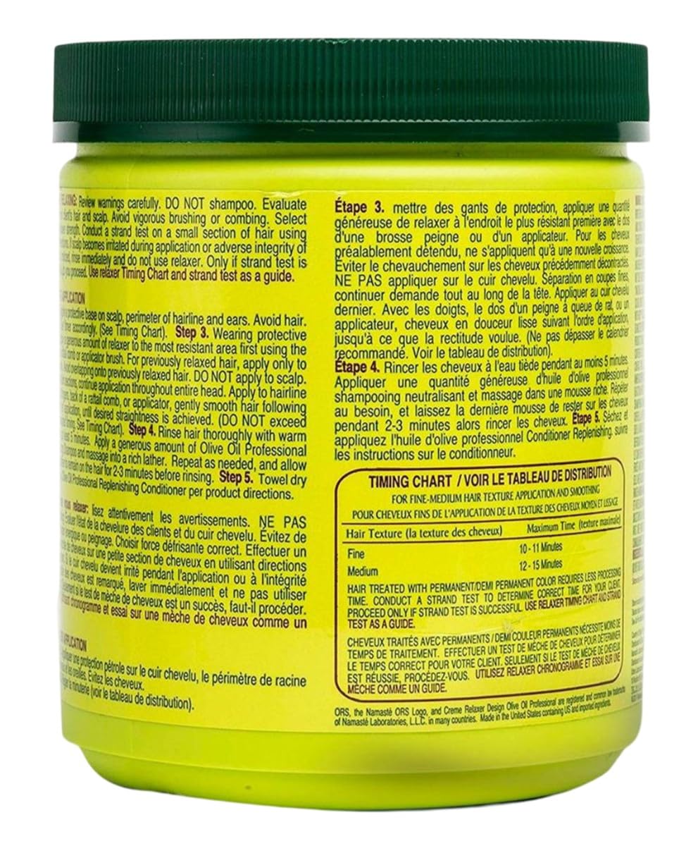 Ors Olive Oil Creme Relaxer Normal 18.75oz Jar (2 Pack) by Organic Root (ORS)