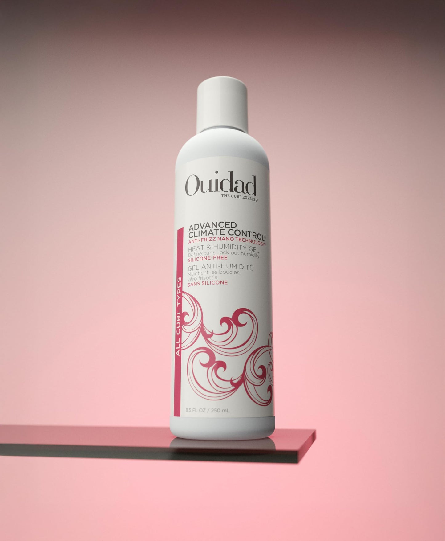 Ouidad Advanced Climate Control Heat & Humidity Gel 8.5 fl oz | Anti-Frizz Nano Technology | Humidity Shield & Crunch-Free Styling for All Curl Types