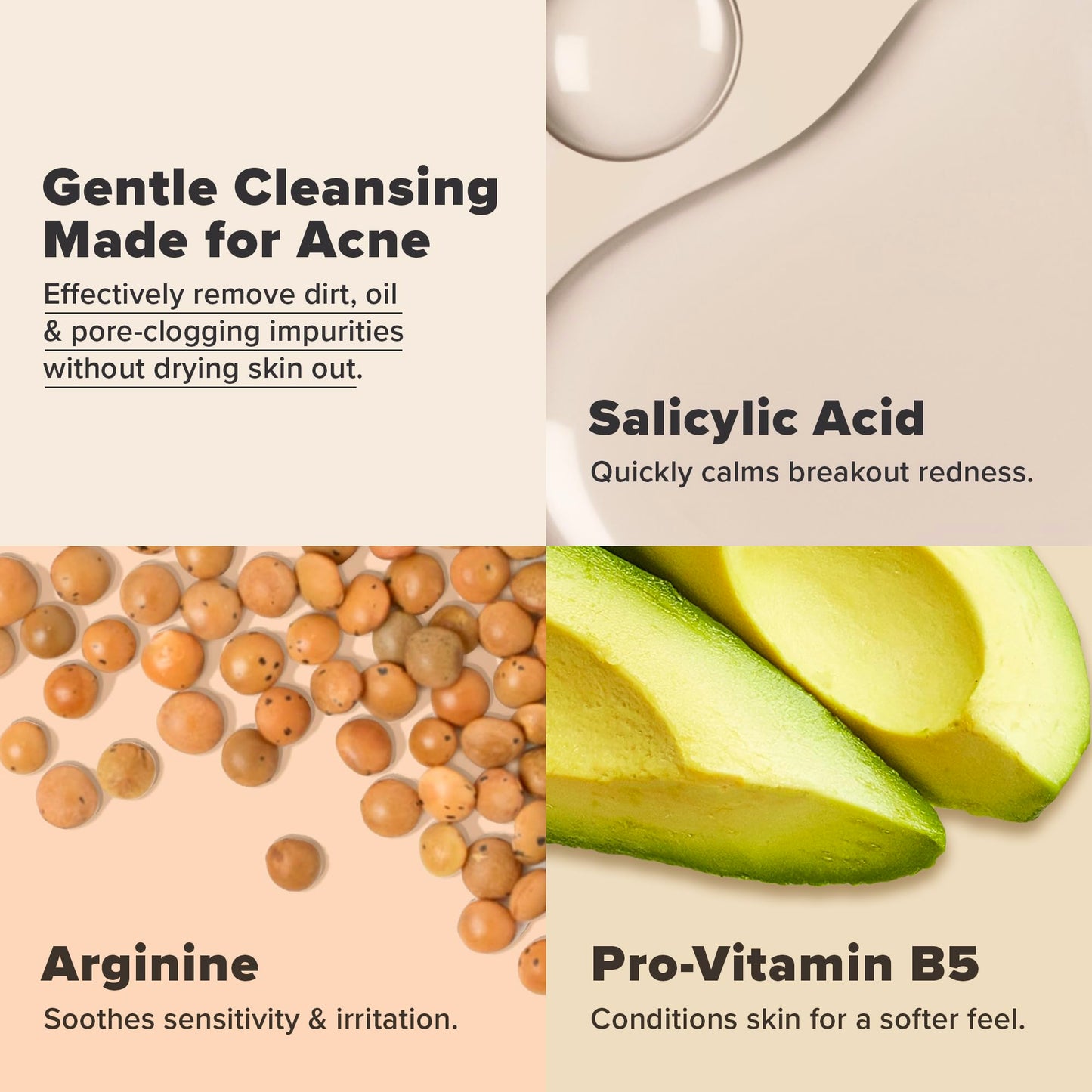 Paula's Choice CLEAR Pore Normalizing Face Cleanser – Daily Acne Wash with Salicylic Acid, Reduces Blackheads & Redness, Fragrance-Free, 6 oz