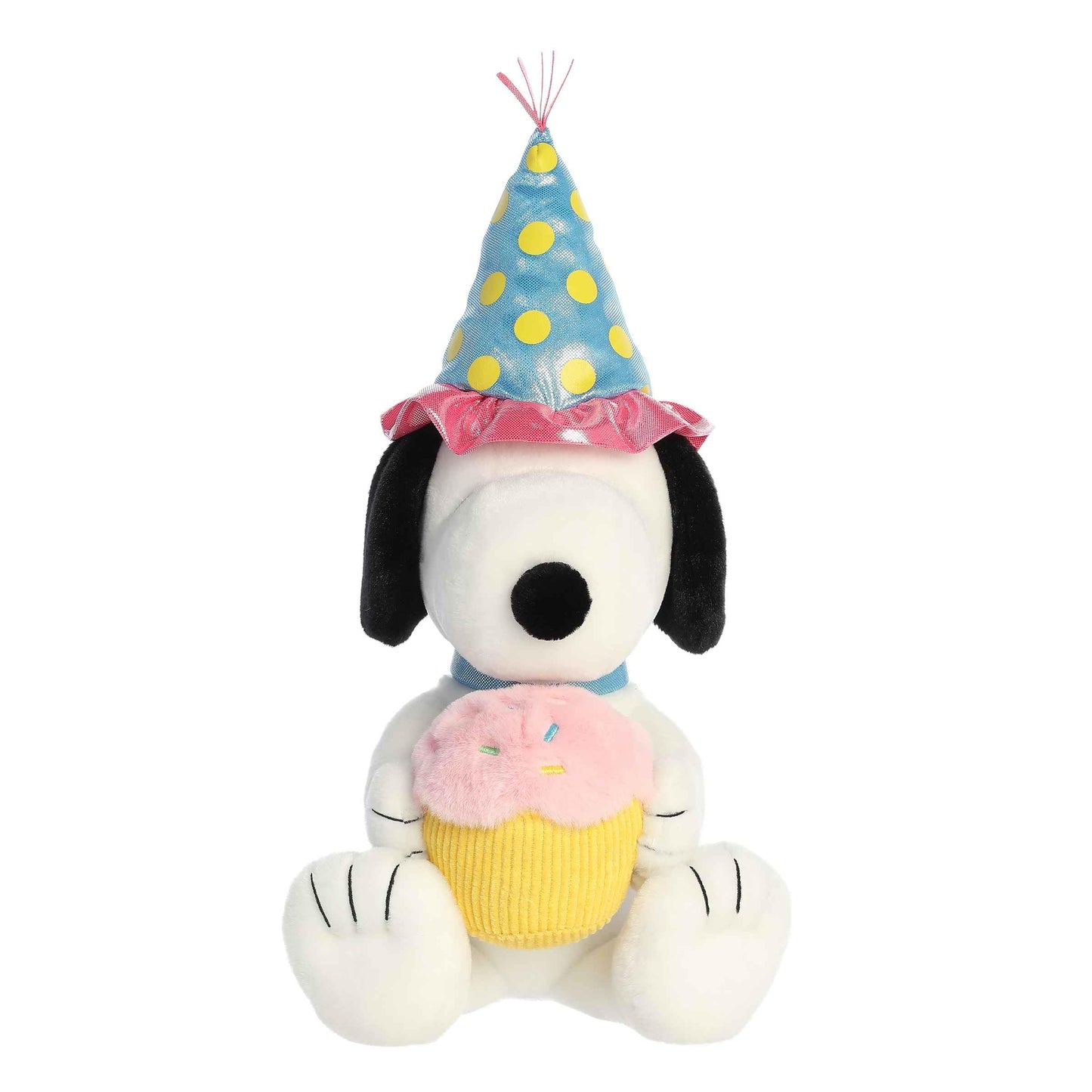 Aurora® Peanuts® Birthday Snoopy™ Plush – 12" Officially Licensed Stuffed Animal, Nostalgic Gift for Fans & Birthday Celebrations