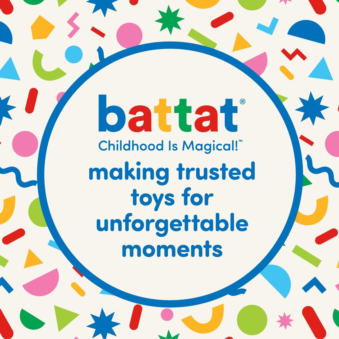 Battat Farm Tractor Toy Set with Lights & Sounds, Farmer Figure, Cart & 4 Animals, Music & Animal Sounds for Toddlers 18+ Months