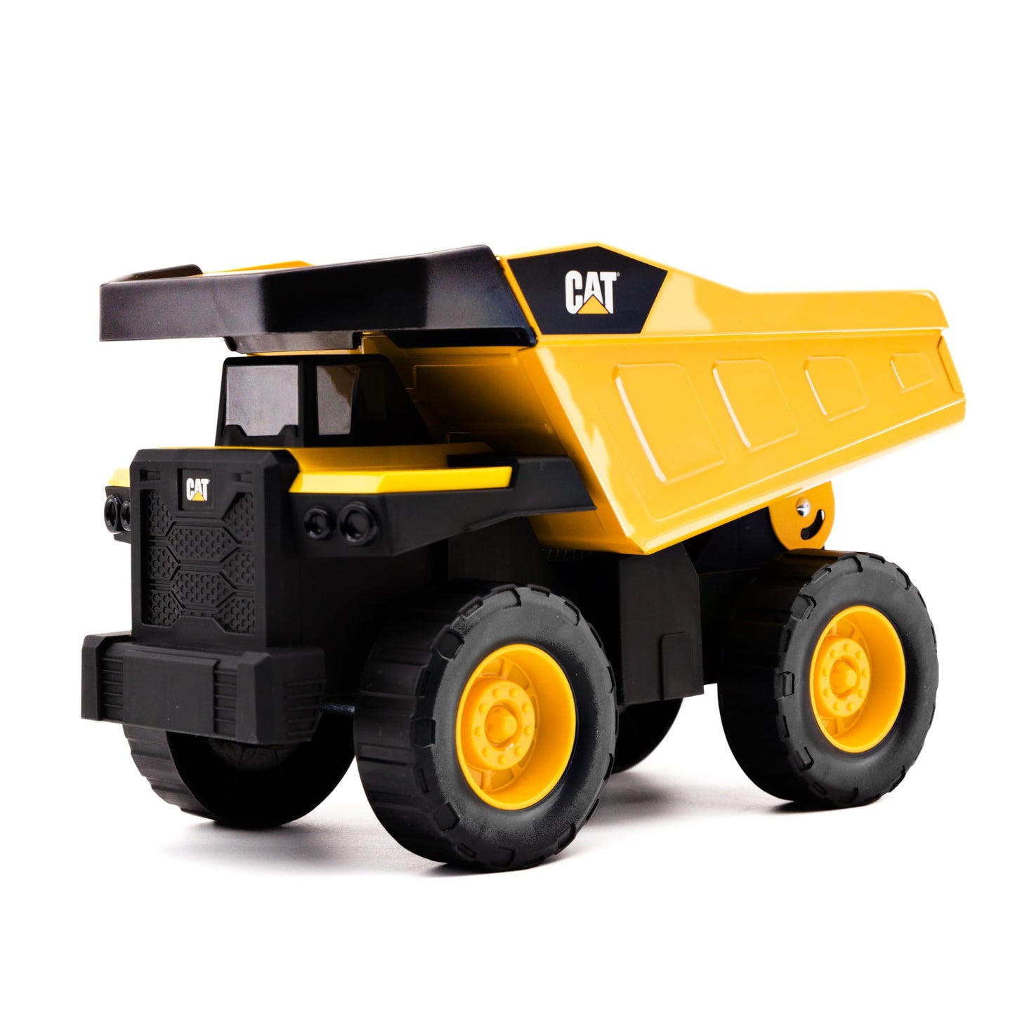CAT Construction Real Steel Max Dump Truck 12" – Heavy Duty Steel Toy with Working Dump Bed, Durable for Indoor & Outdoor Play Ages 3+