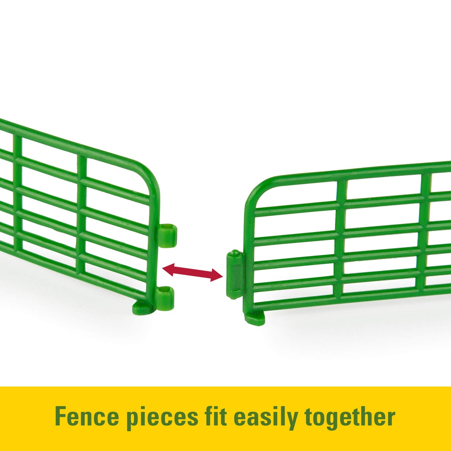 TOMY John Deere Toy Truck & Toy Tractor With Trailers 26-Piece Farm Toy Value Set