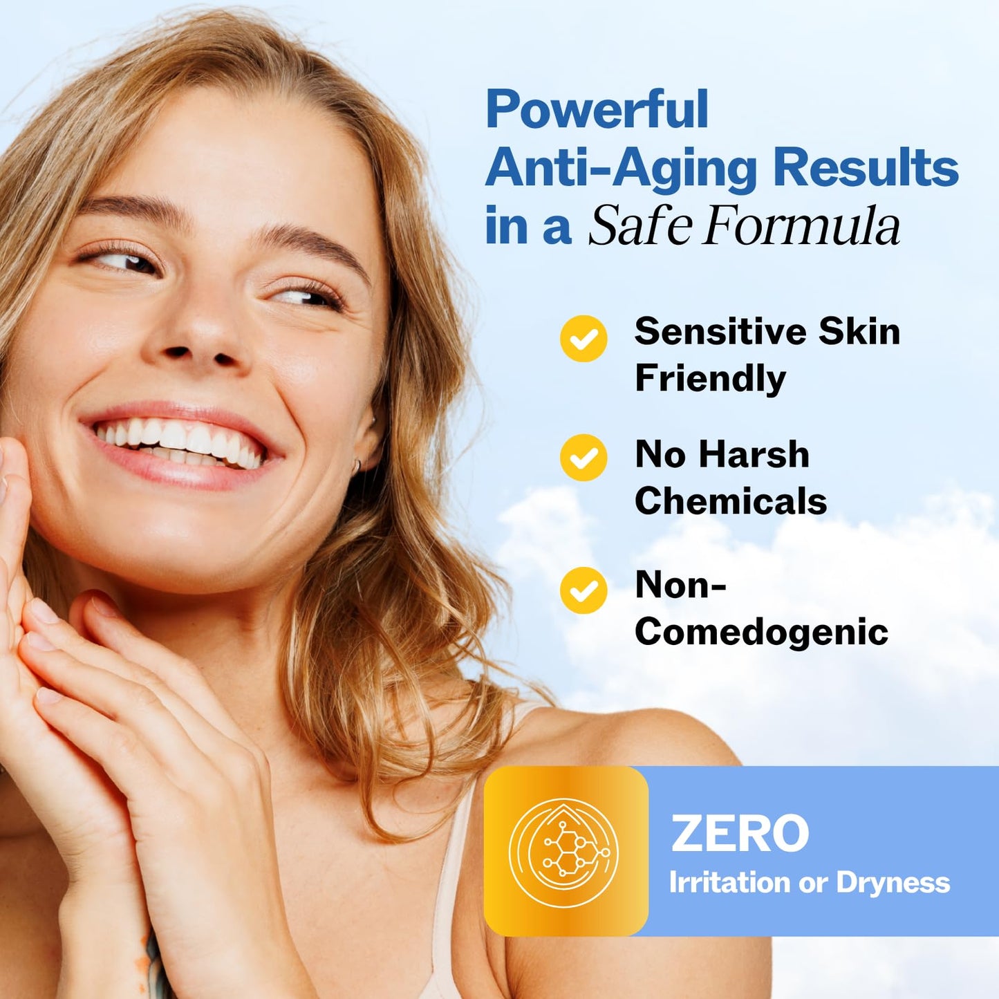 LilyAna Naturals Anti-Aging Retinol Face Cream for Women – Wrinkle, Neck & Fine Line Moisturizer with Hyaluronic Acid & Collagen Boost