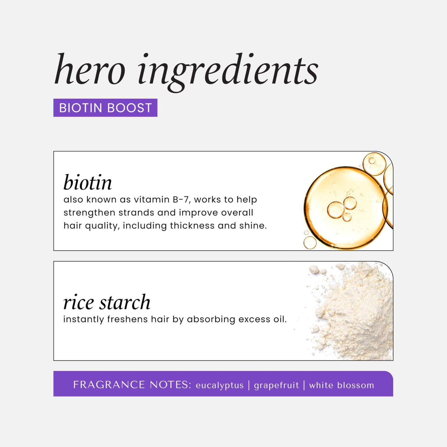 HASK Biotin Boost Thickening Dry Shampoo – Absorbs Oil, Adds Volume & Lift, Strengthens Strands, No Sulfates or Parabens, Cruelty-Free – 8.1oz