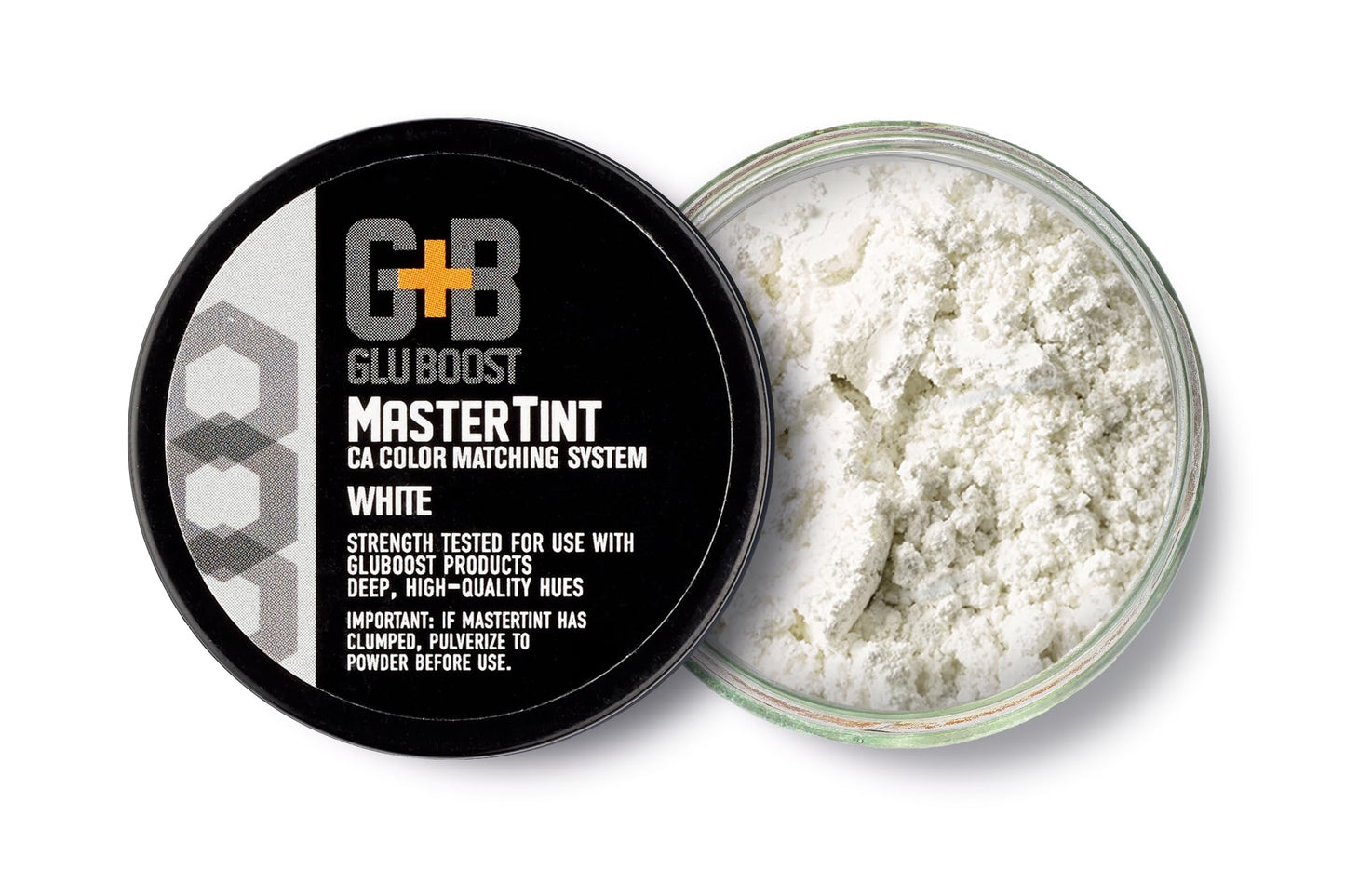 GluBoost MasterTint Jars White – Long-Lasting Color Additive for Perfect Color Matching – Works with MasterGlu & Fill n’ Finish Pro – No Solvent Needed