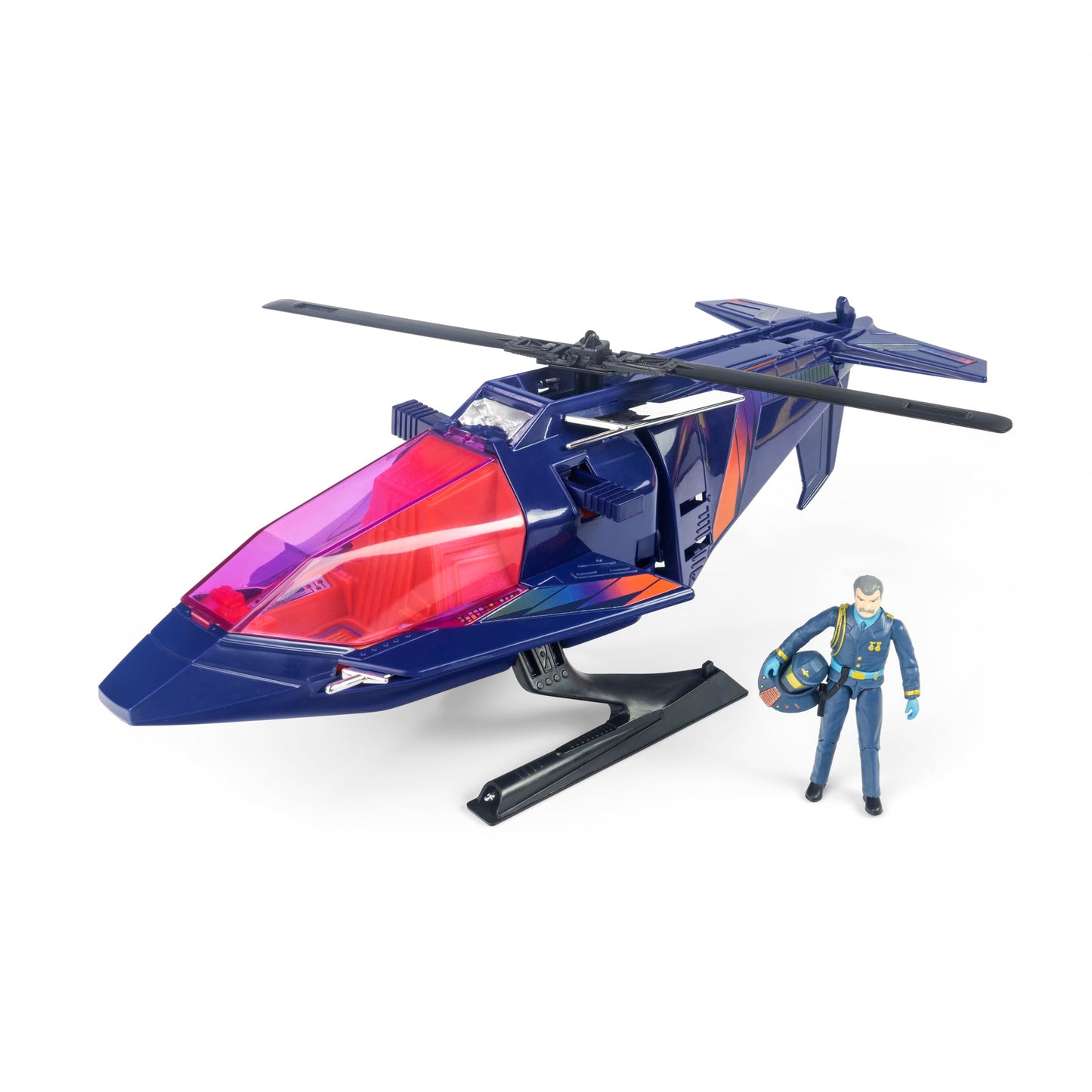 M.A.S.K. High Tech Helicopter with Miles “Wolf” Mayhem Action Figure
