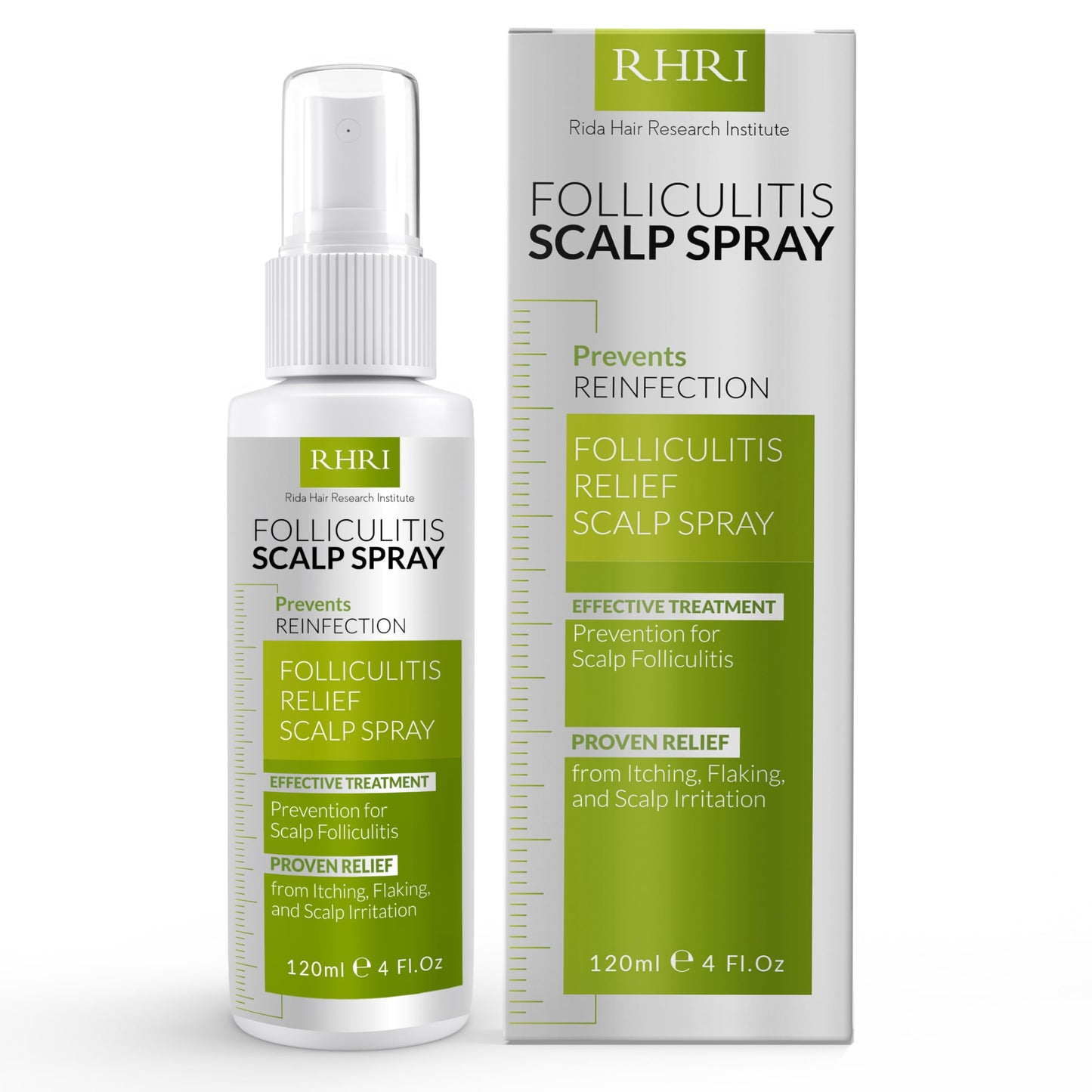 Folliculitis Scalp Spray β Antifungal, Anti-Dandruff & Anti-Itch Treatment for Dry, Irritated Scalp | Helps Soothe Psoriasis & Dandruff Flakes