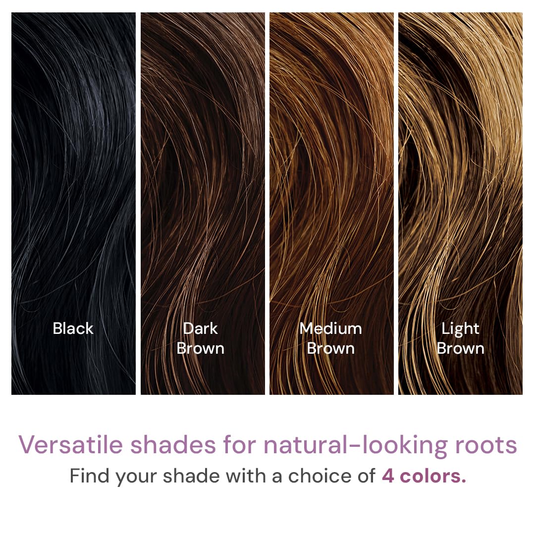 Style Edit Root Touch Up Stick - Instant Concealer for Grays and Roots (Dark Brown)